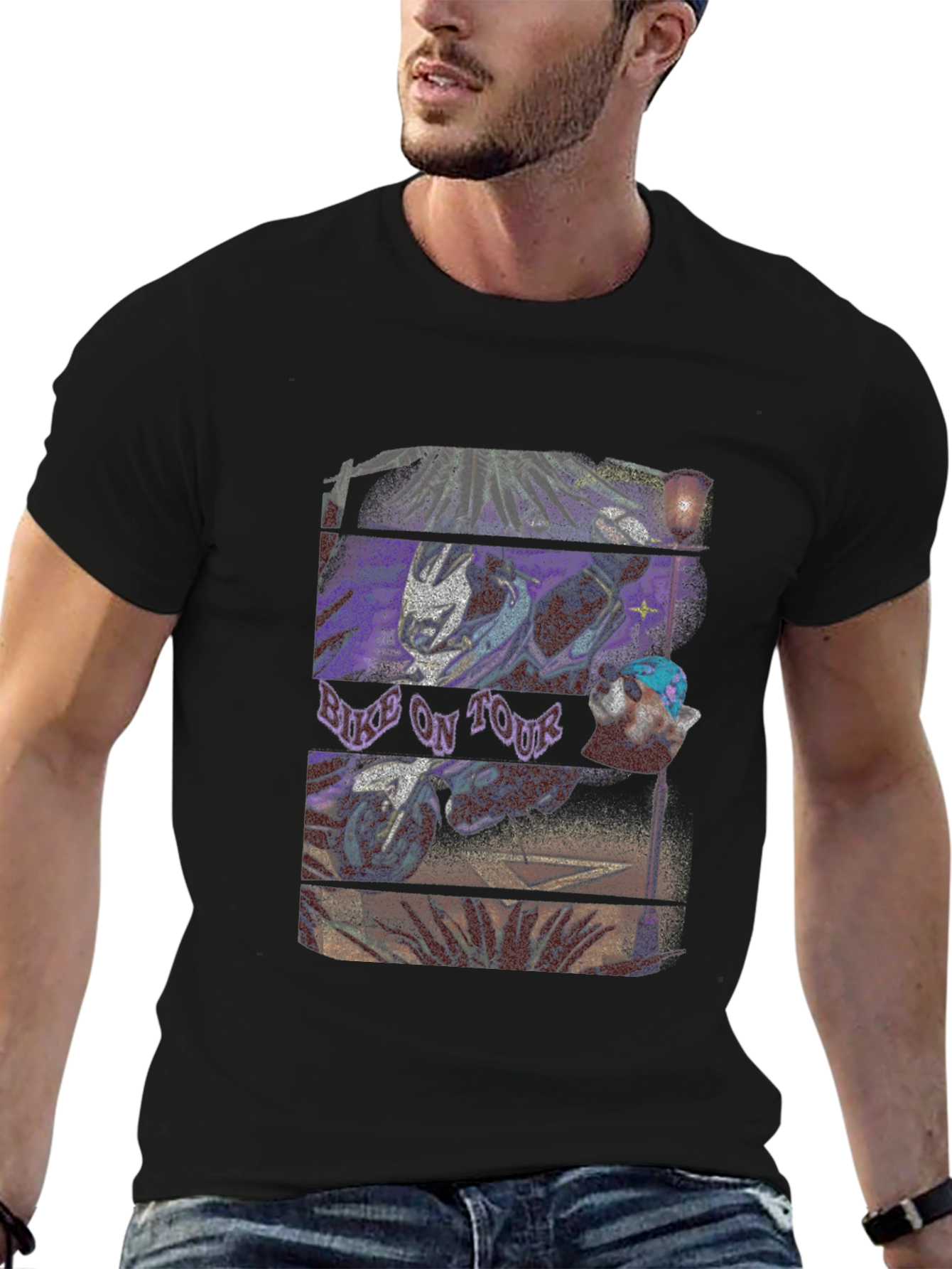 Bike On Tour Graphic T-Shirt