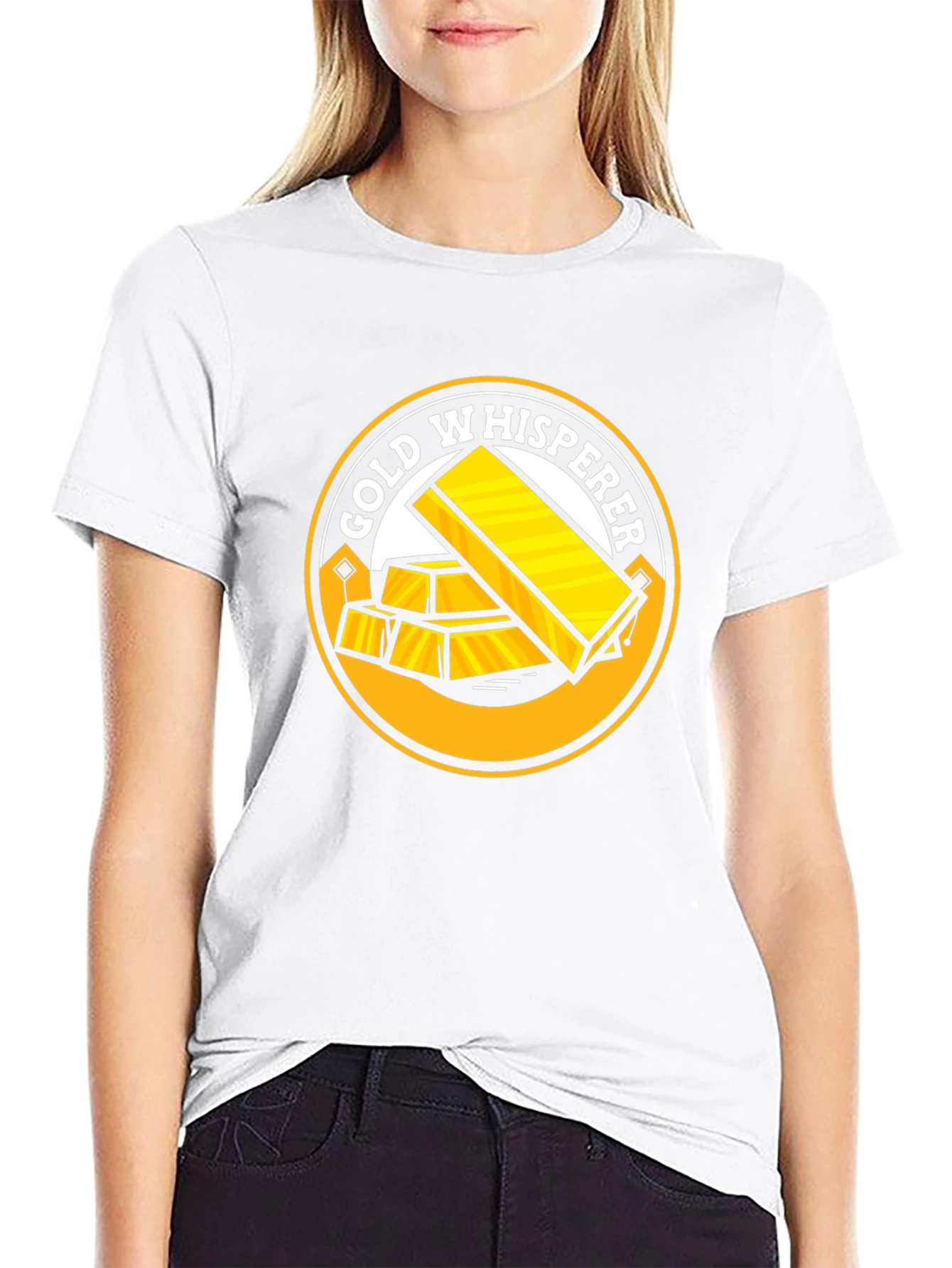 Gold Whisperer Black T-Shirt