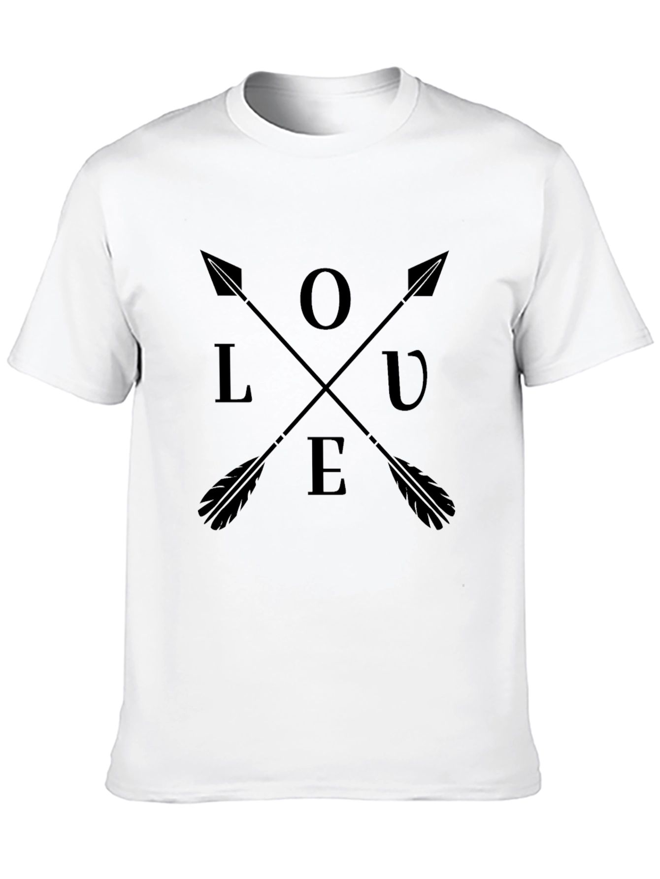 LOVE Arrows Graphic Tee - Black