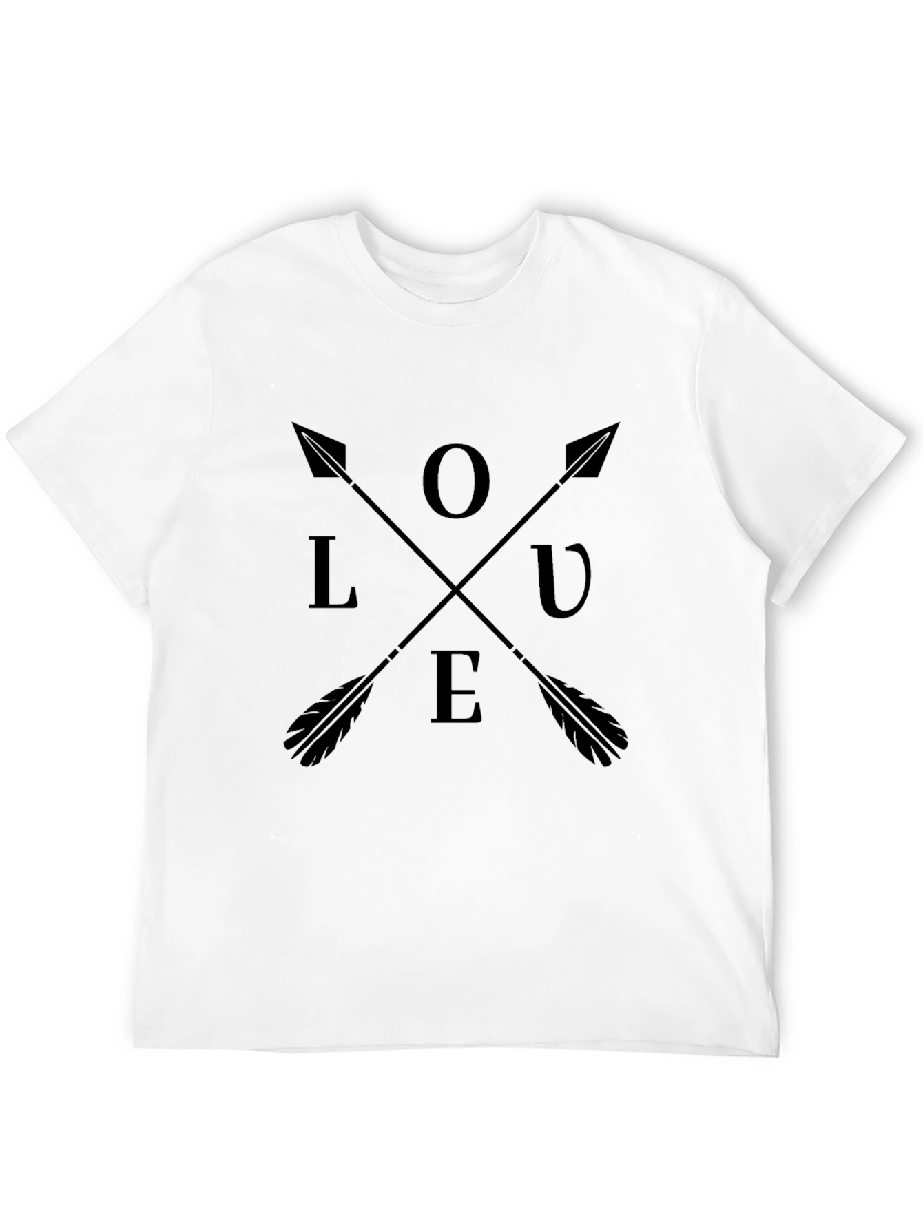 LOVE Arrows Graphic Tee - Black
