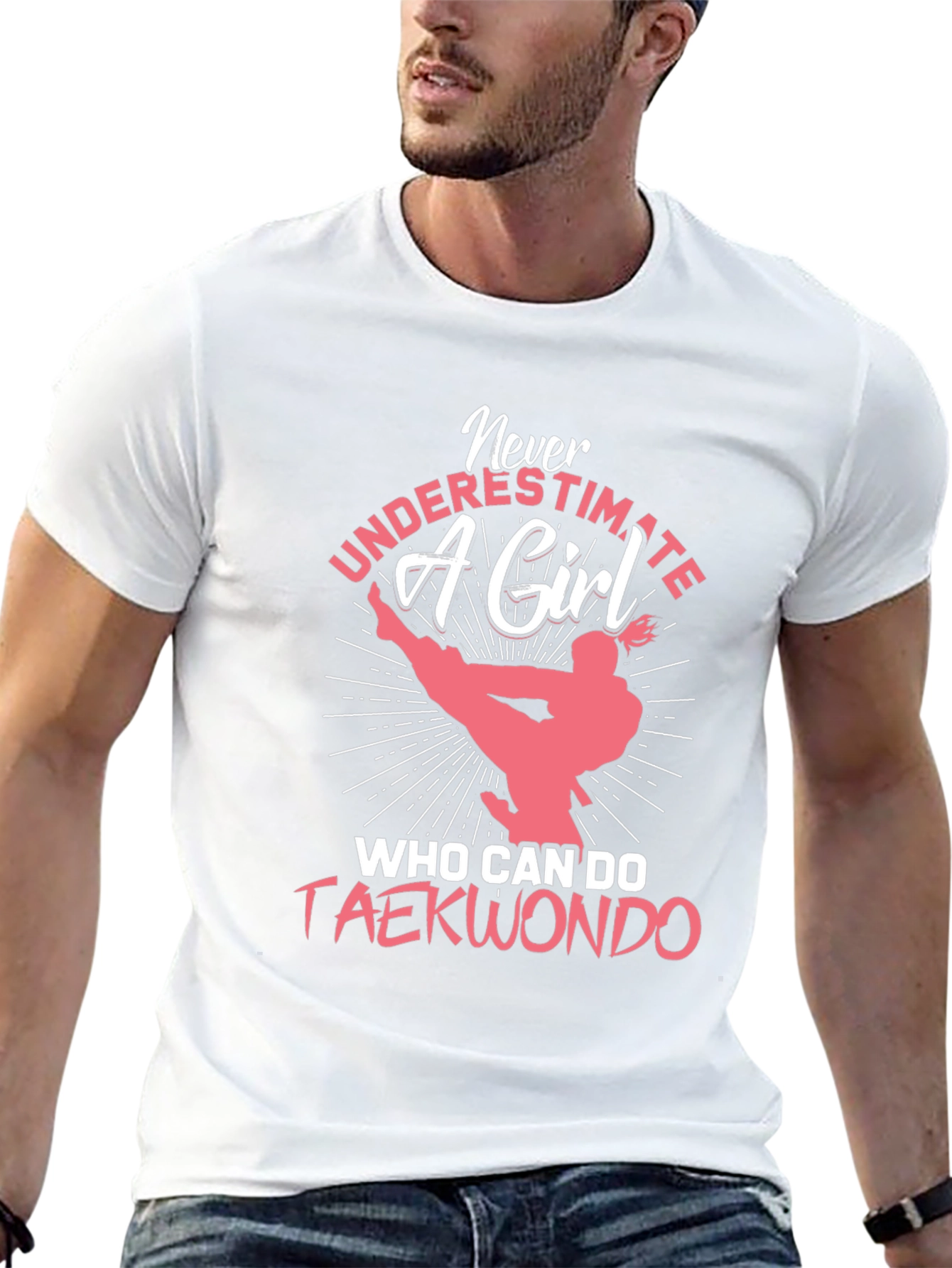 Taekwondo Girl T-Shirt: Never Underestimate