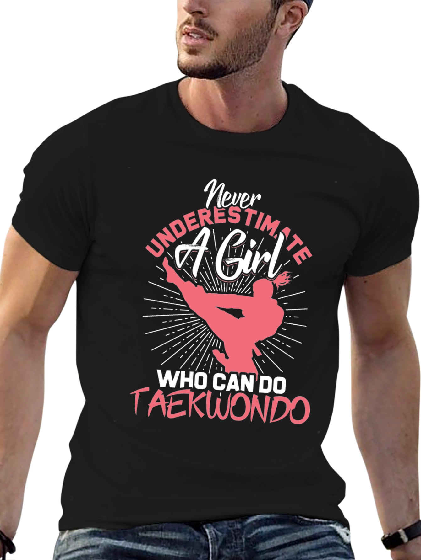 Taekwondo Girl T-Shirt: Never Underestimate