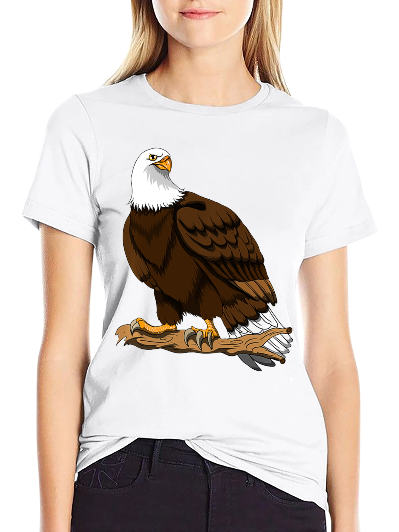 Eagle Graphic Tee - Mens Black T-Shirt