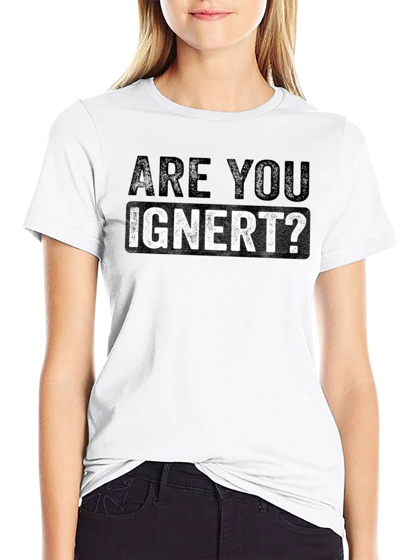 Are You Ignert? Graphic Novelty Mens T-Shirt