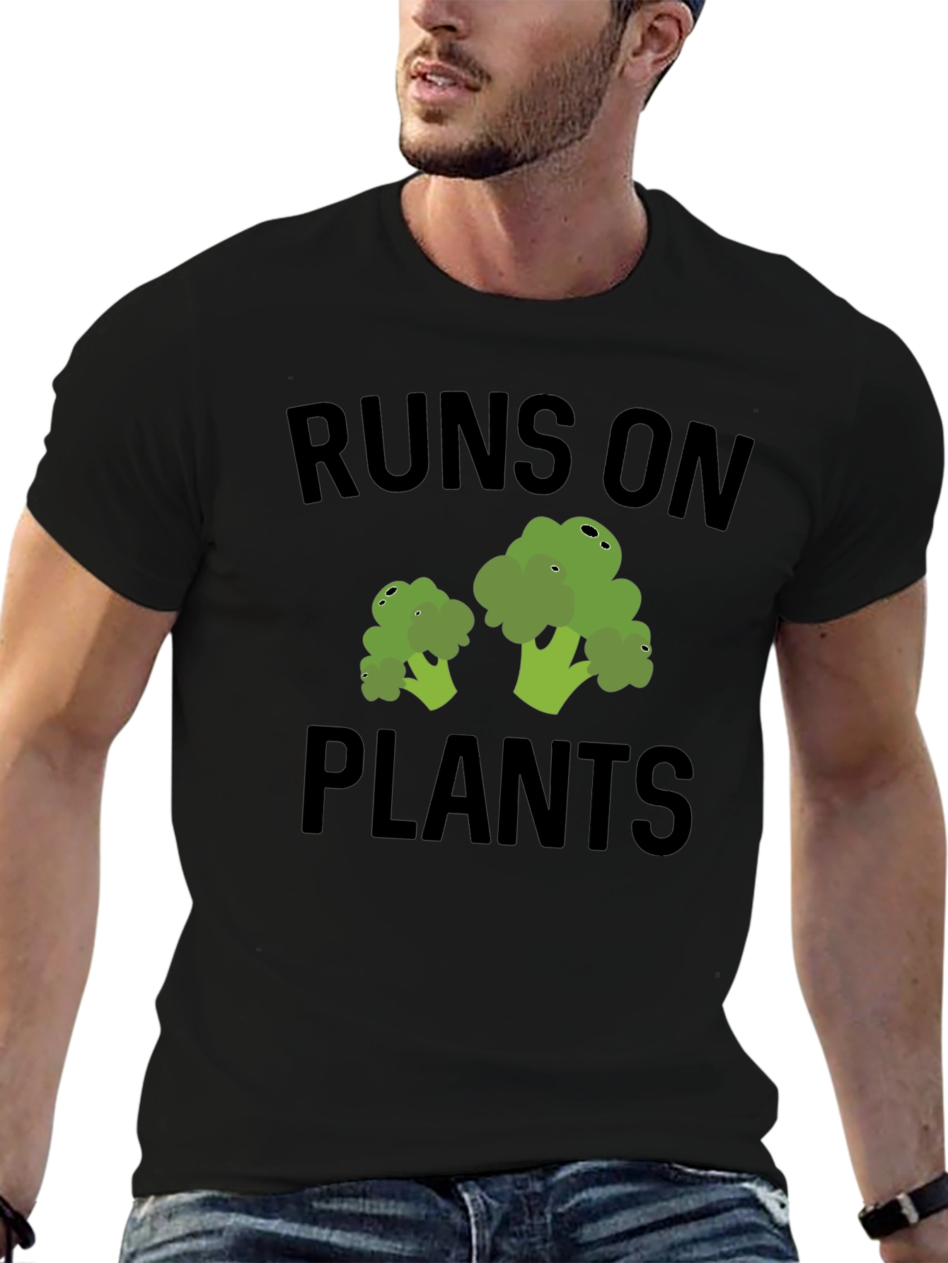 Runs on Plants Vegan T-Shirt