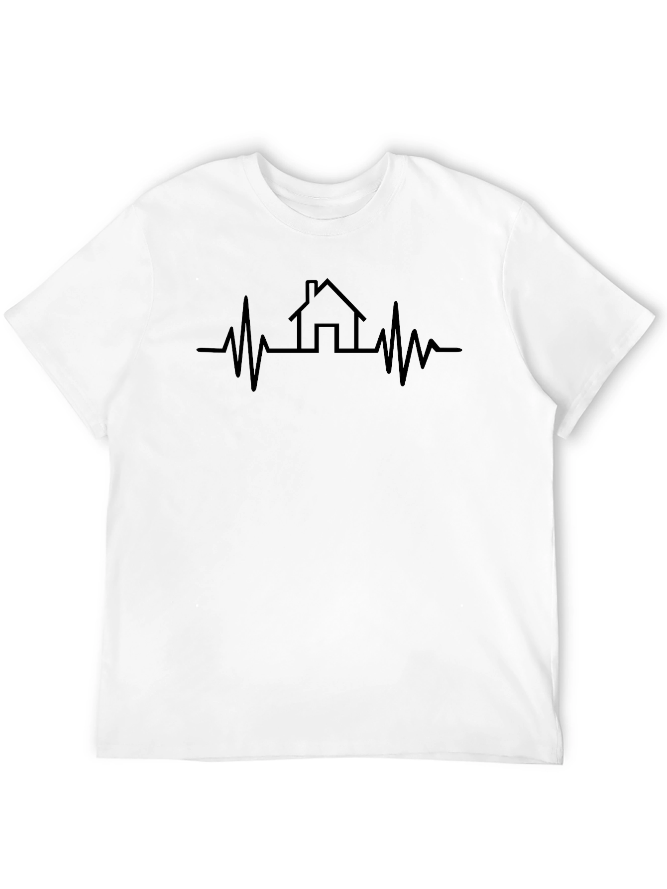 House Beat T-Shirt - Heartbeat Home Design Tee
