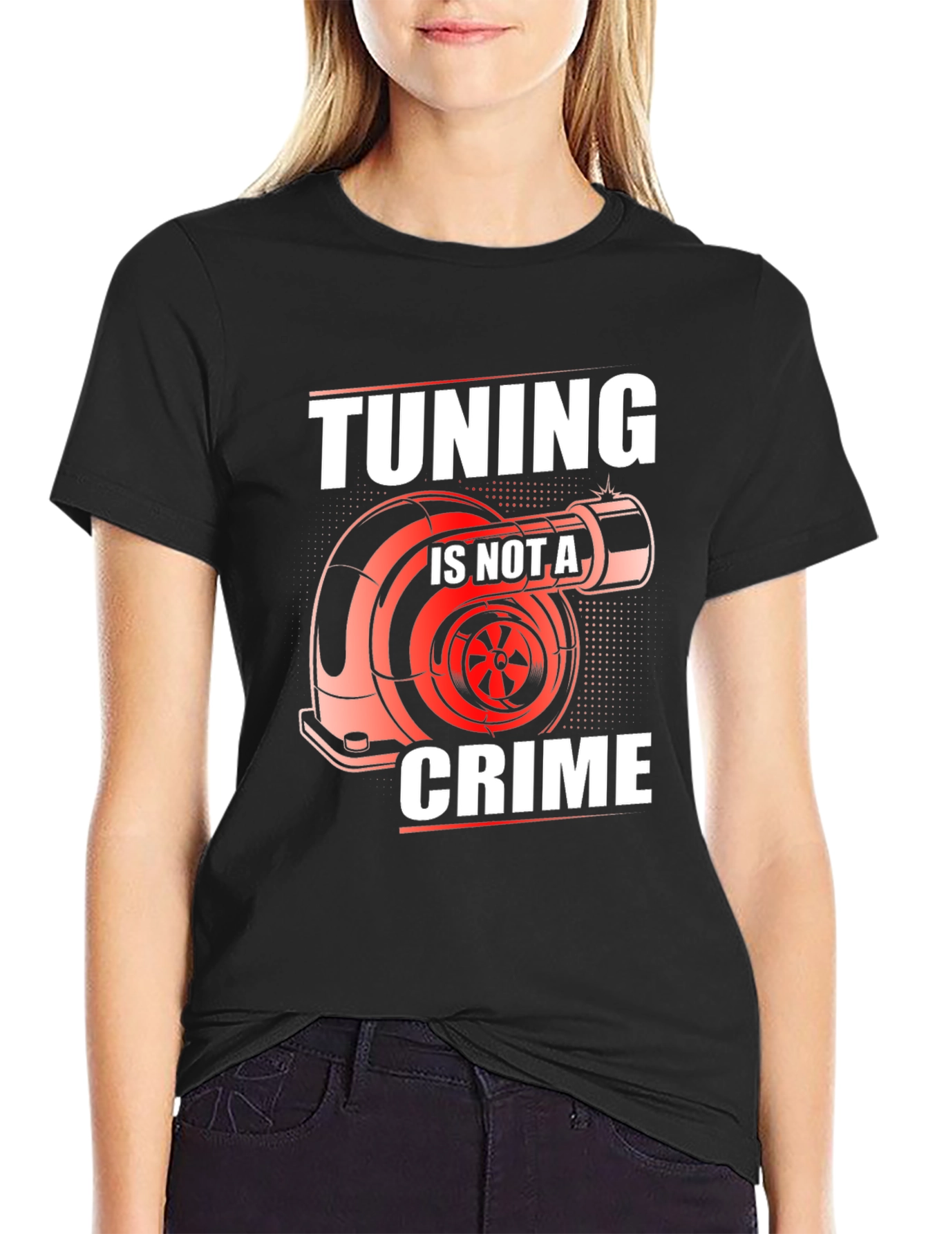 Tuning Is Not A Crime Graphic Tee