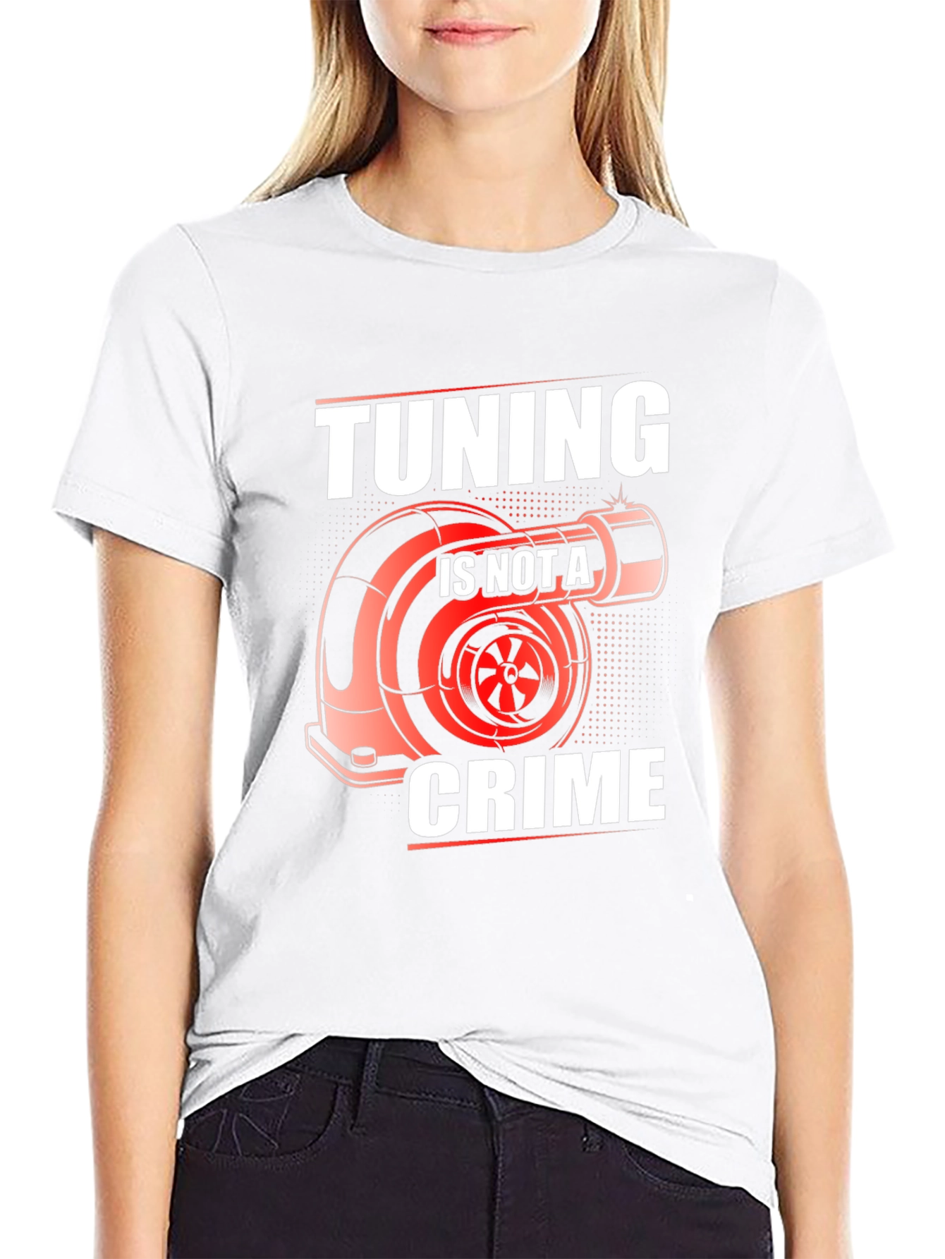 Tuning Is Not A Crime Graphic Tee