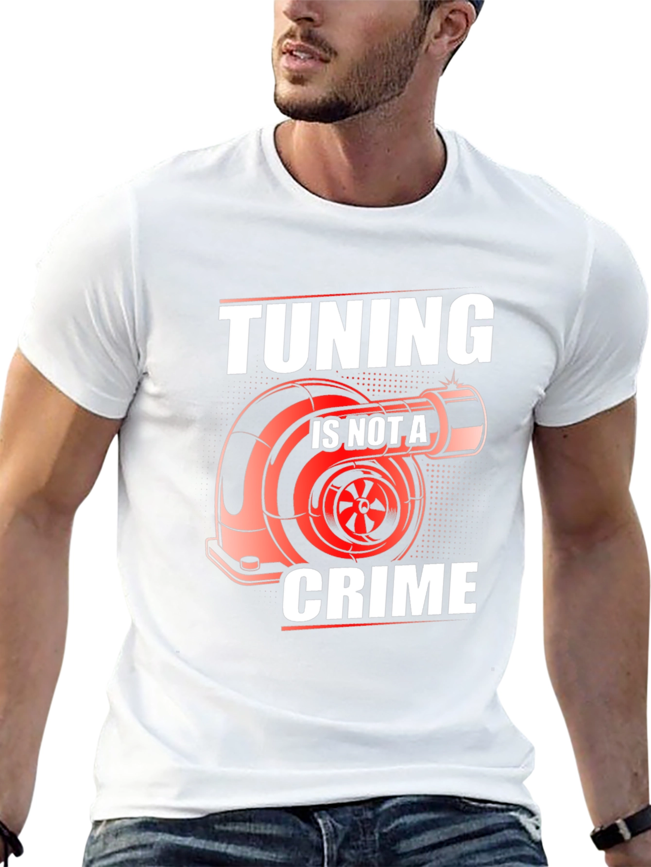 Tuning Is Not A Crime Graphic Tee