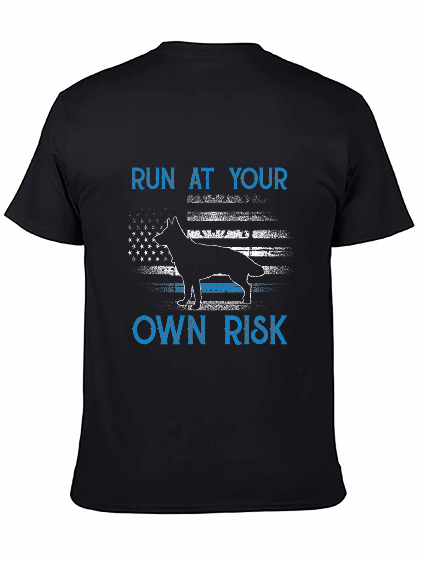 Run At Your Own Risk Dog Graphic Tee