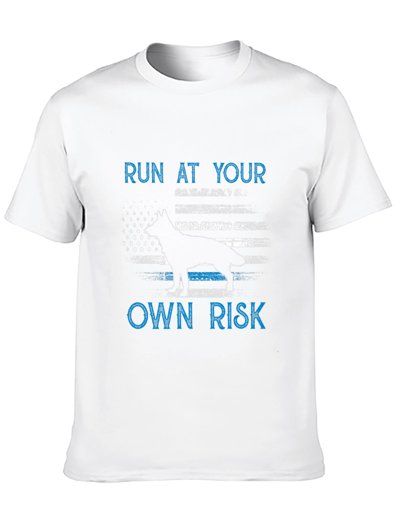 Run At Your Own Risk Dog Graphic Tee