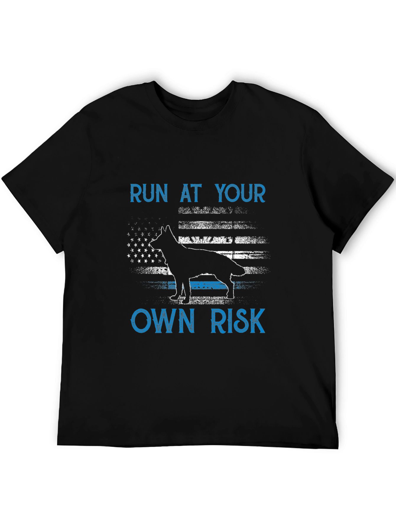 Run At Your Own Risk Dog Graphic Tee