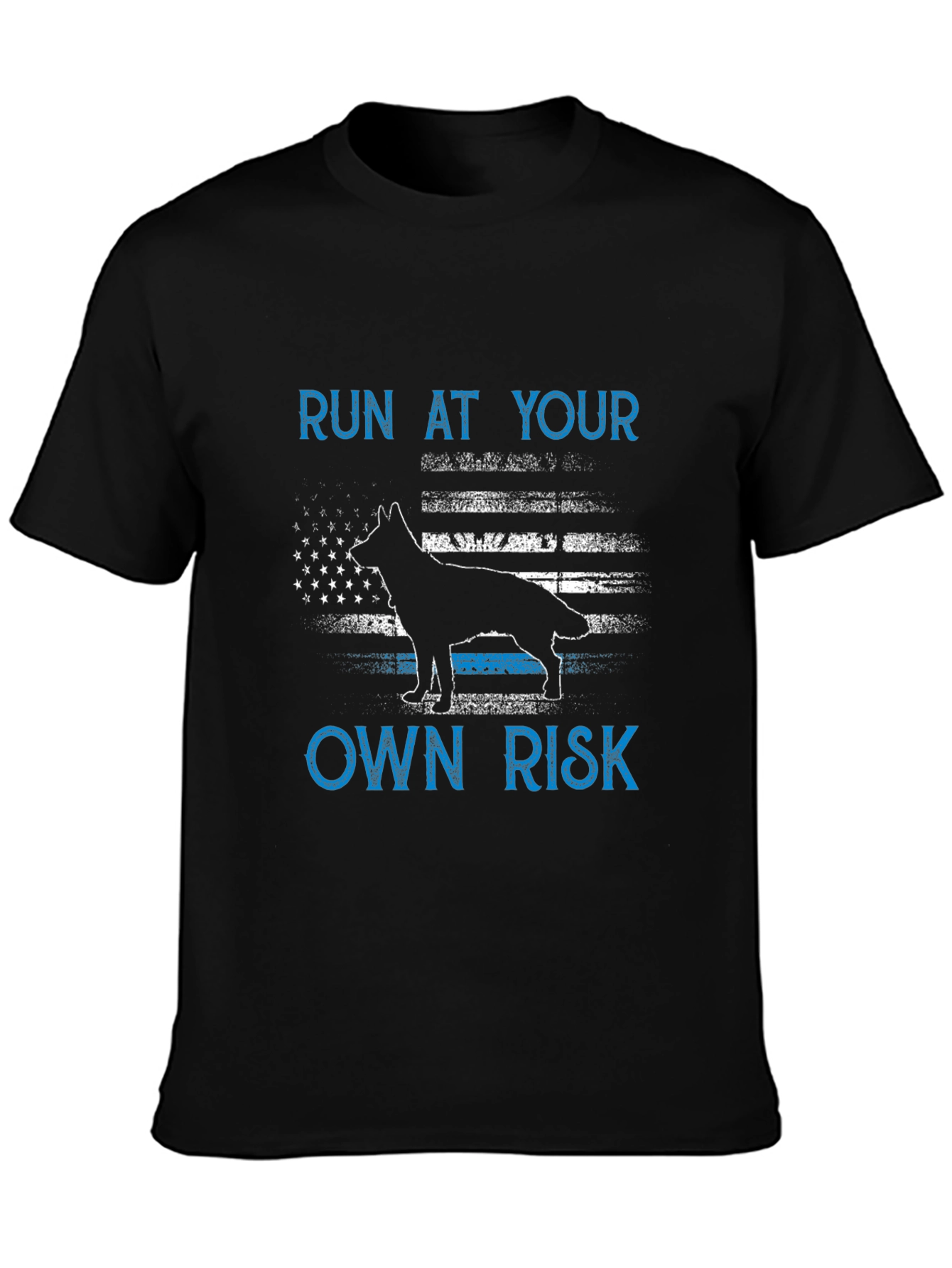 Run At Your Own Risk Dog Graphic Tee