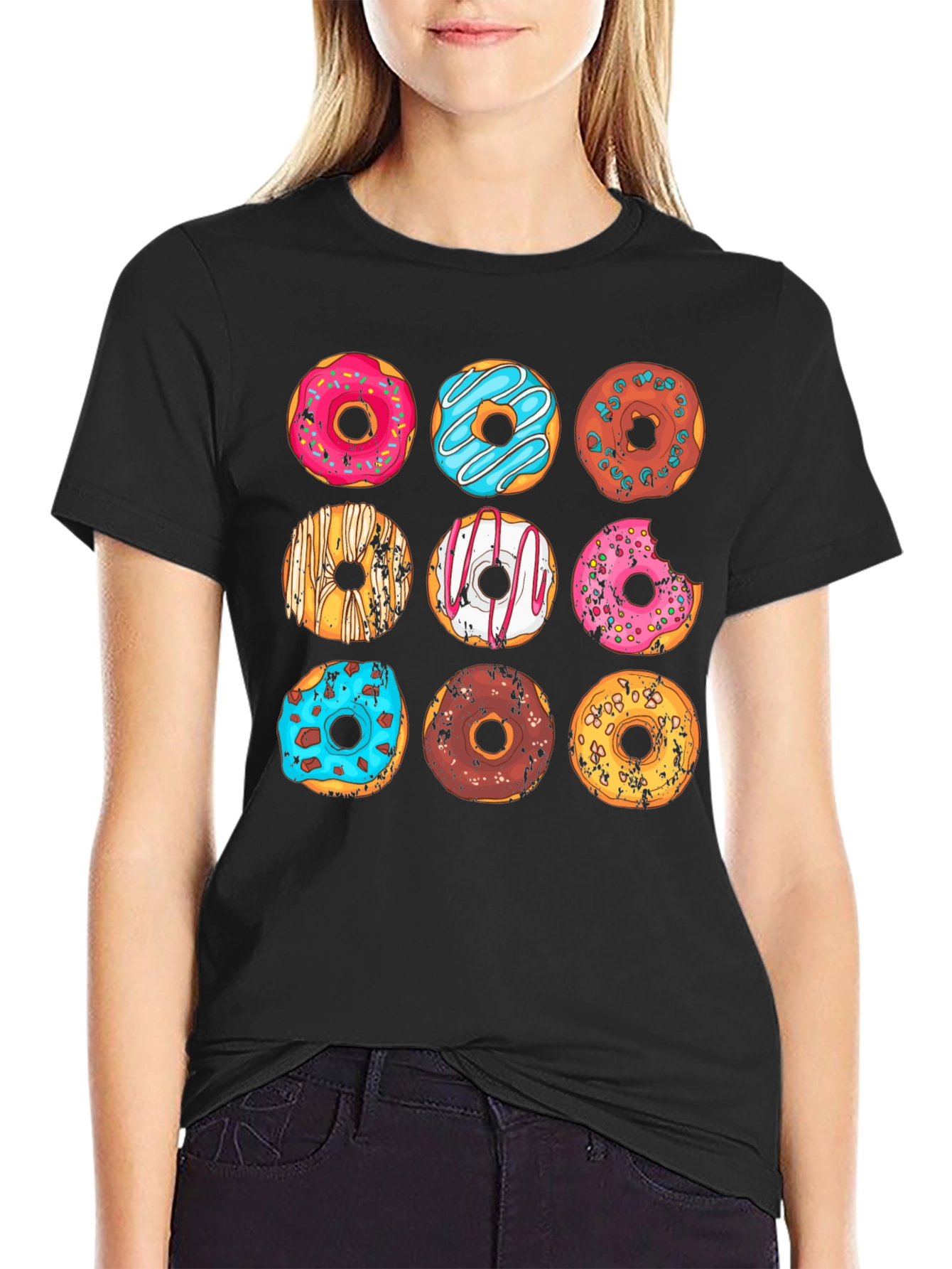 Donut Lovers T-Shirt: Delicious Doughnut Graphic Tee