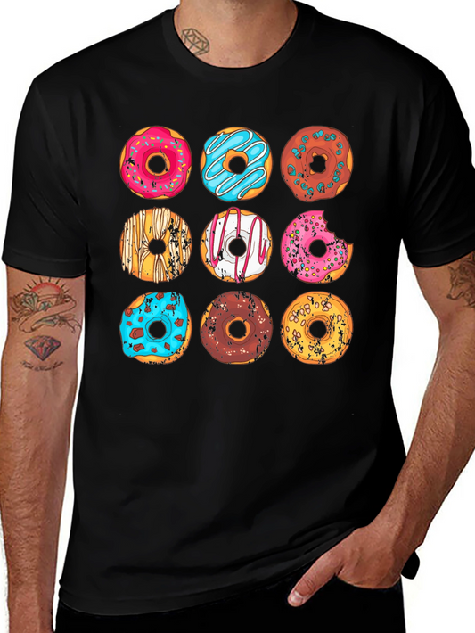 Donut Lovers T-Shirt: Delicious Doughnut Graphic Tee