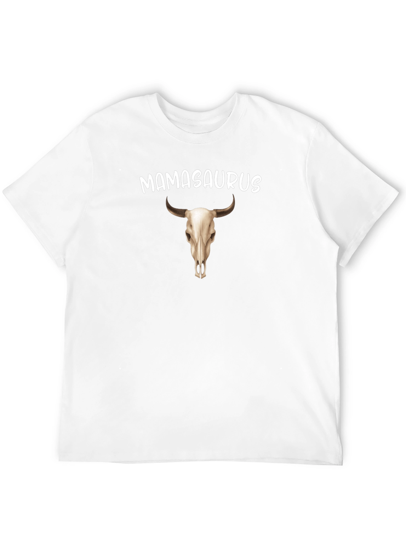Mamasaurus Skull Graphic Tee - Black