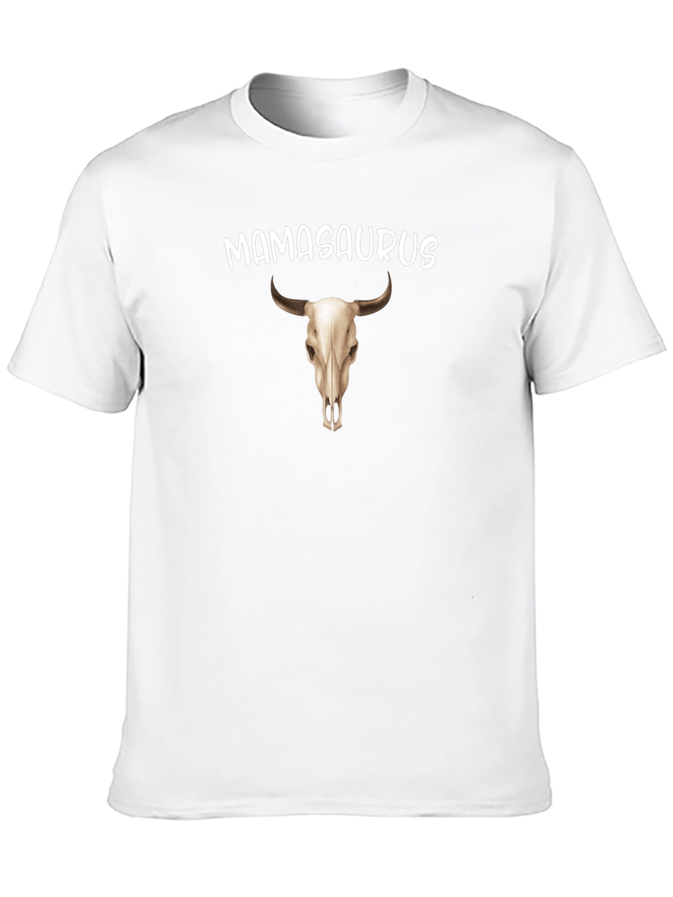 Mamasaurus Skull Graphic Tee - Black
