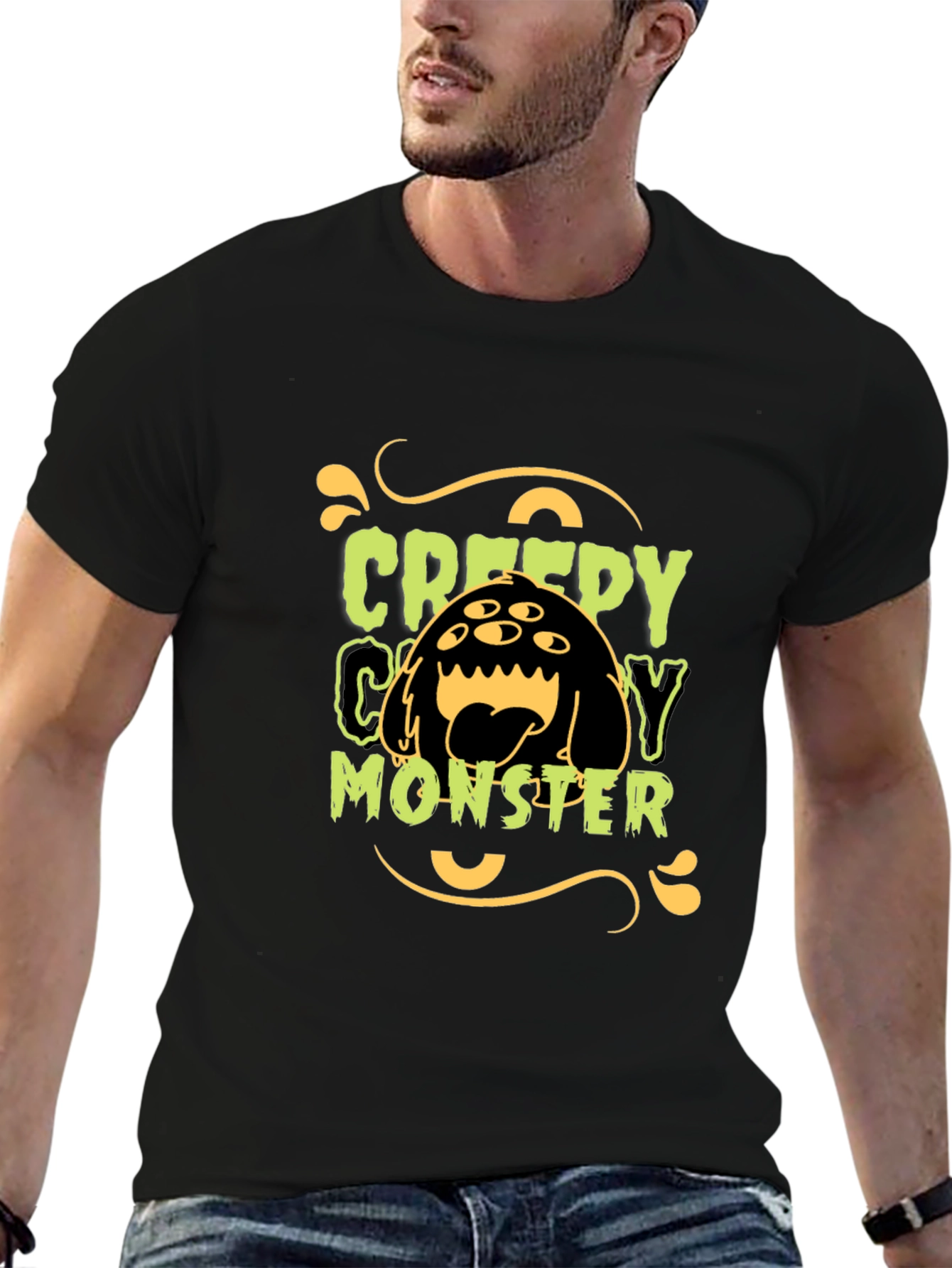Creepy Candy Monster Graphic Tee