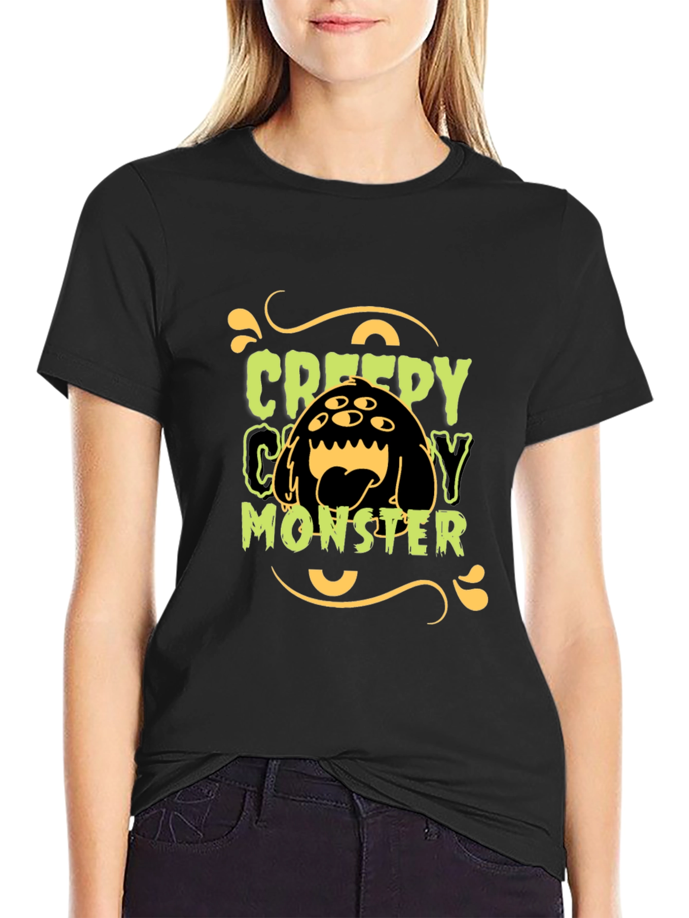 Creepy Candy Monster Graphic Tee