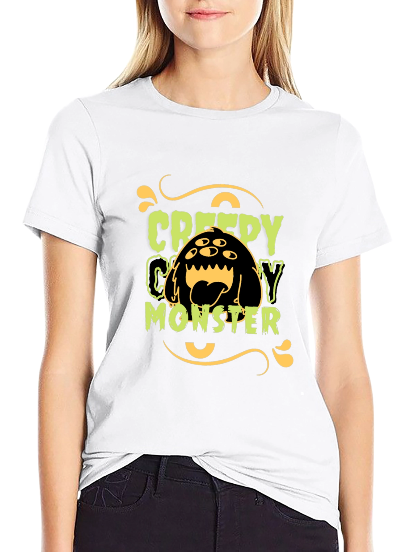 Creepy Candy Monster Graphic Tee