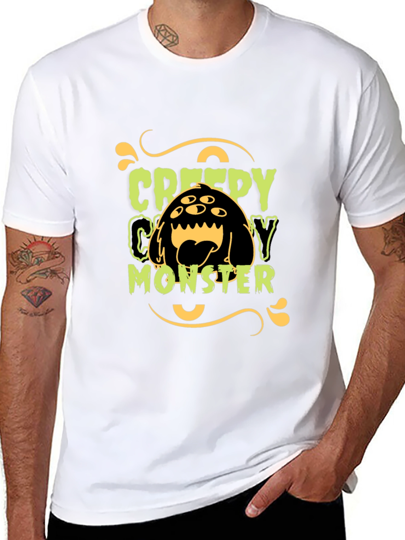 Creepy Candy Monster Graphic Tee