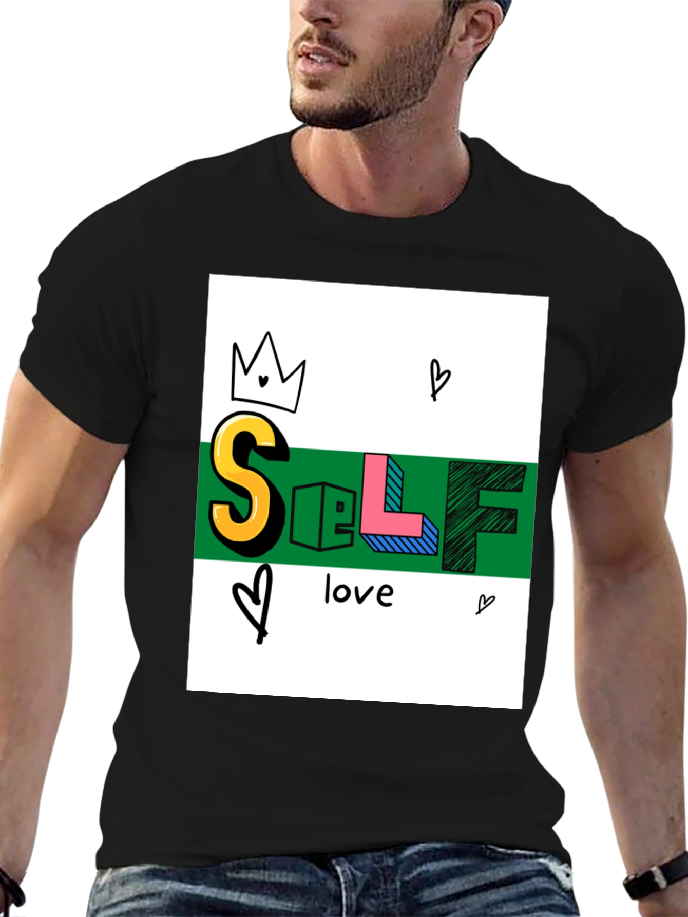 Self Love Graphic T-Shirt Stylish Cotton Tee