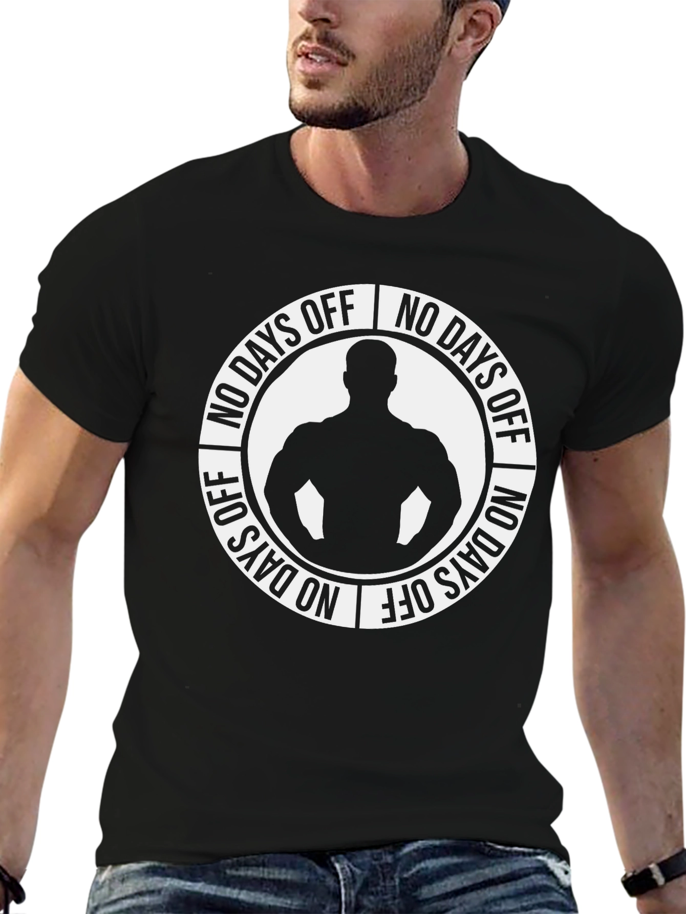 No Days Off Gym Bodybuilder T-Shirt