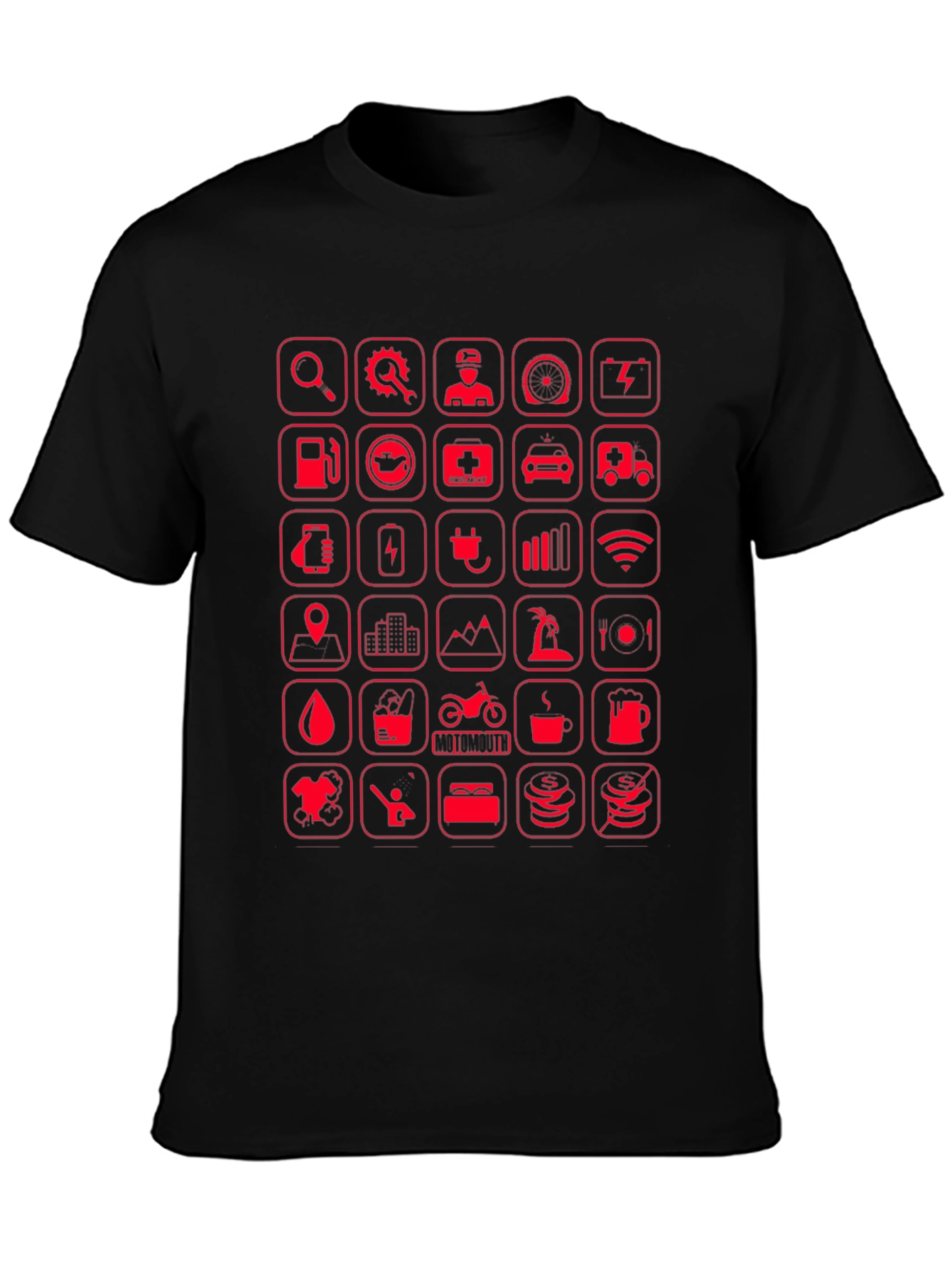 Tech Icons Graphic T-Shirt