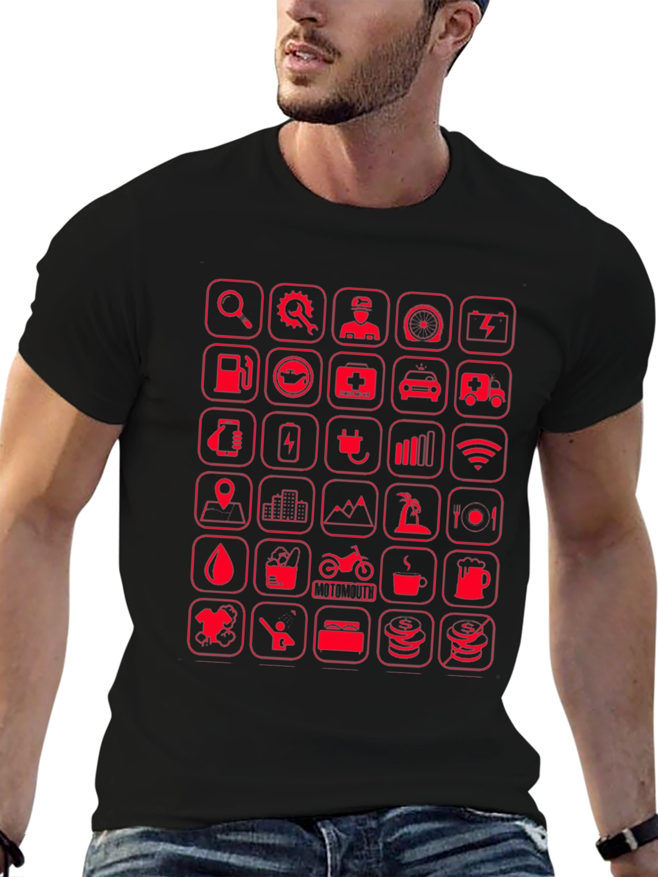Tech Icons Graphic T-Shirt