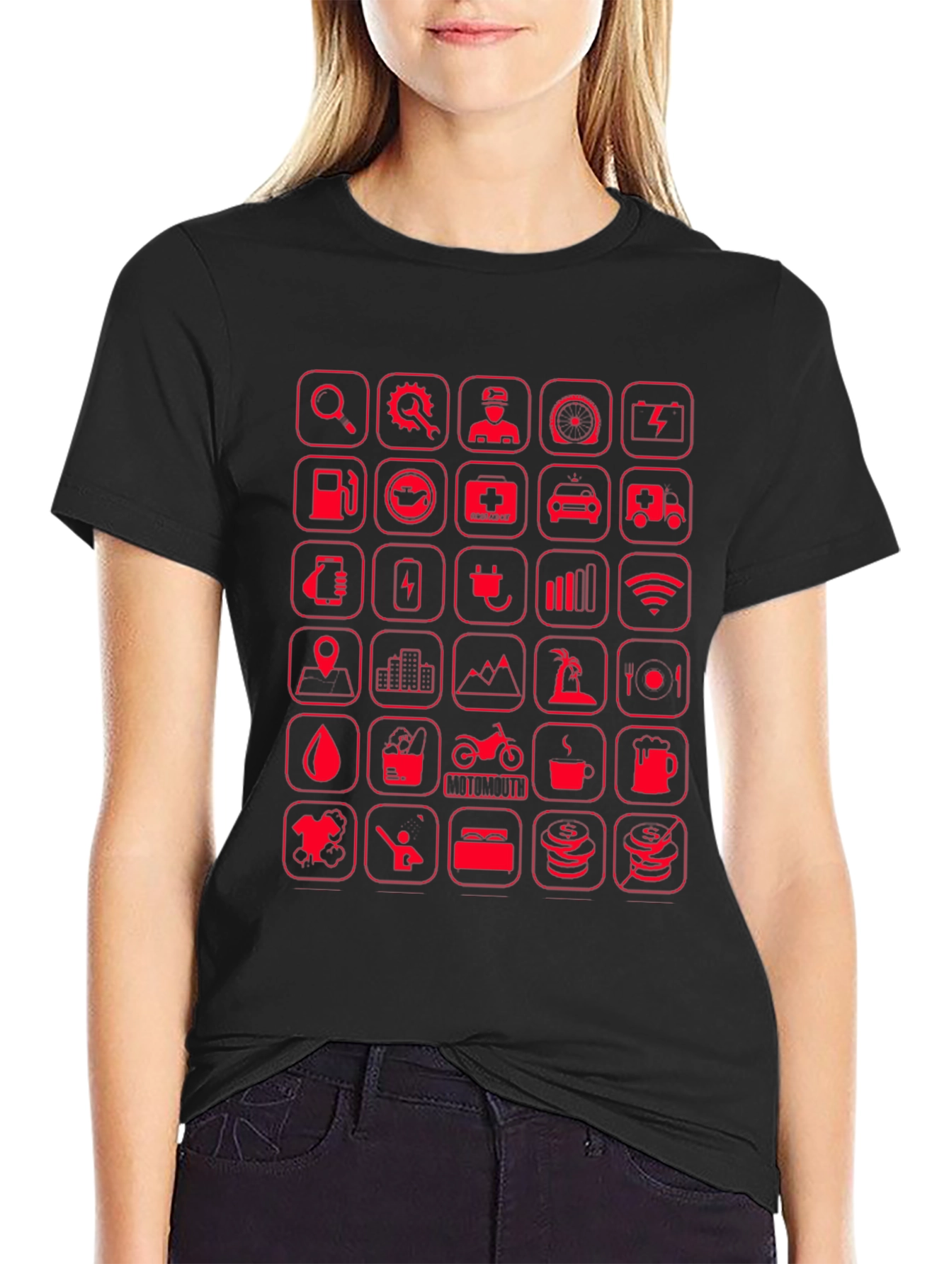 Tech Icons Graphic T-Shirt