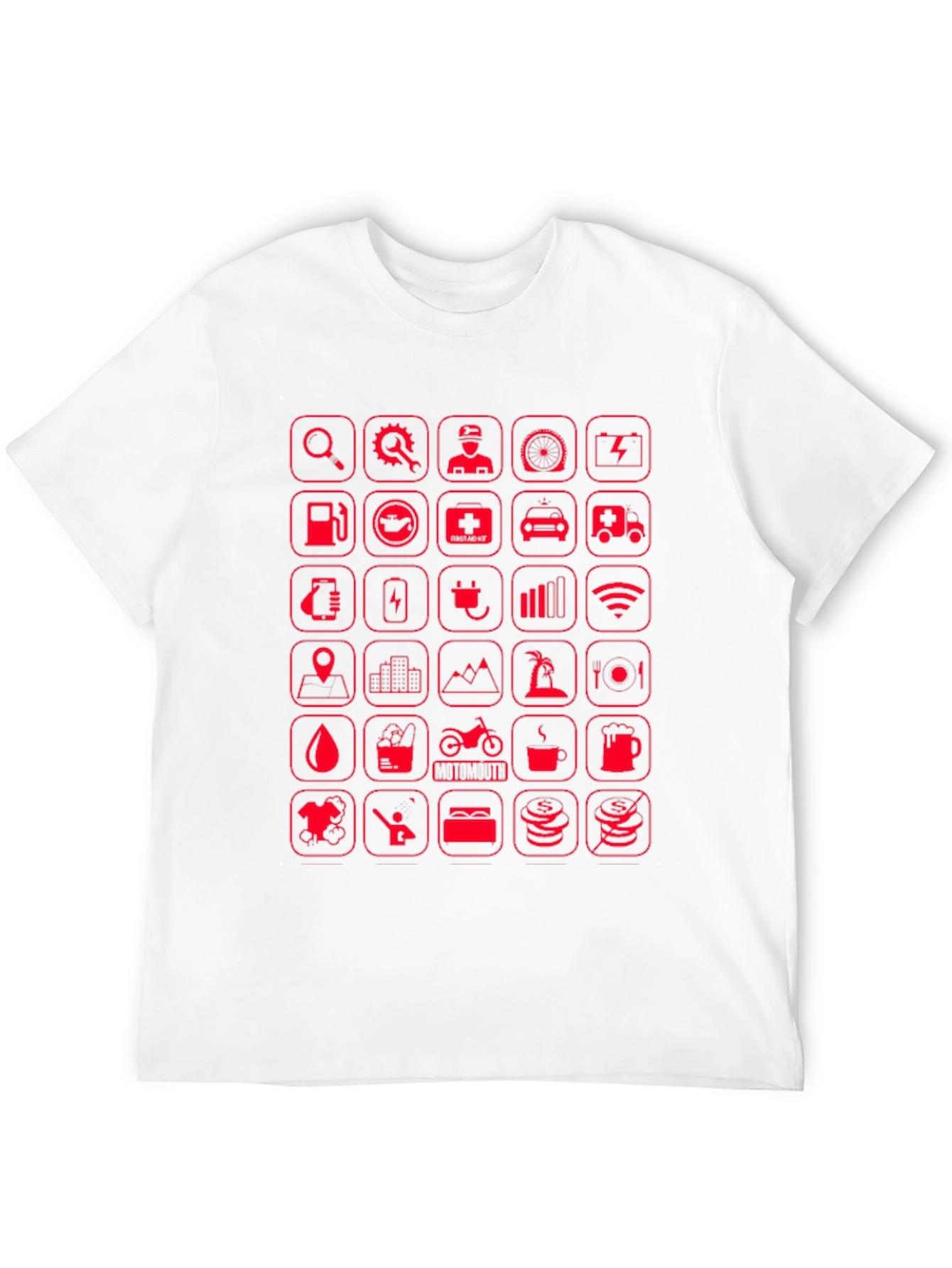 Tech Icons Graphic T-Shirt