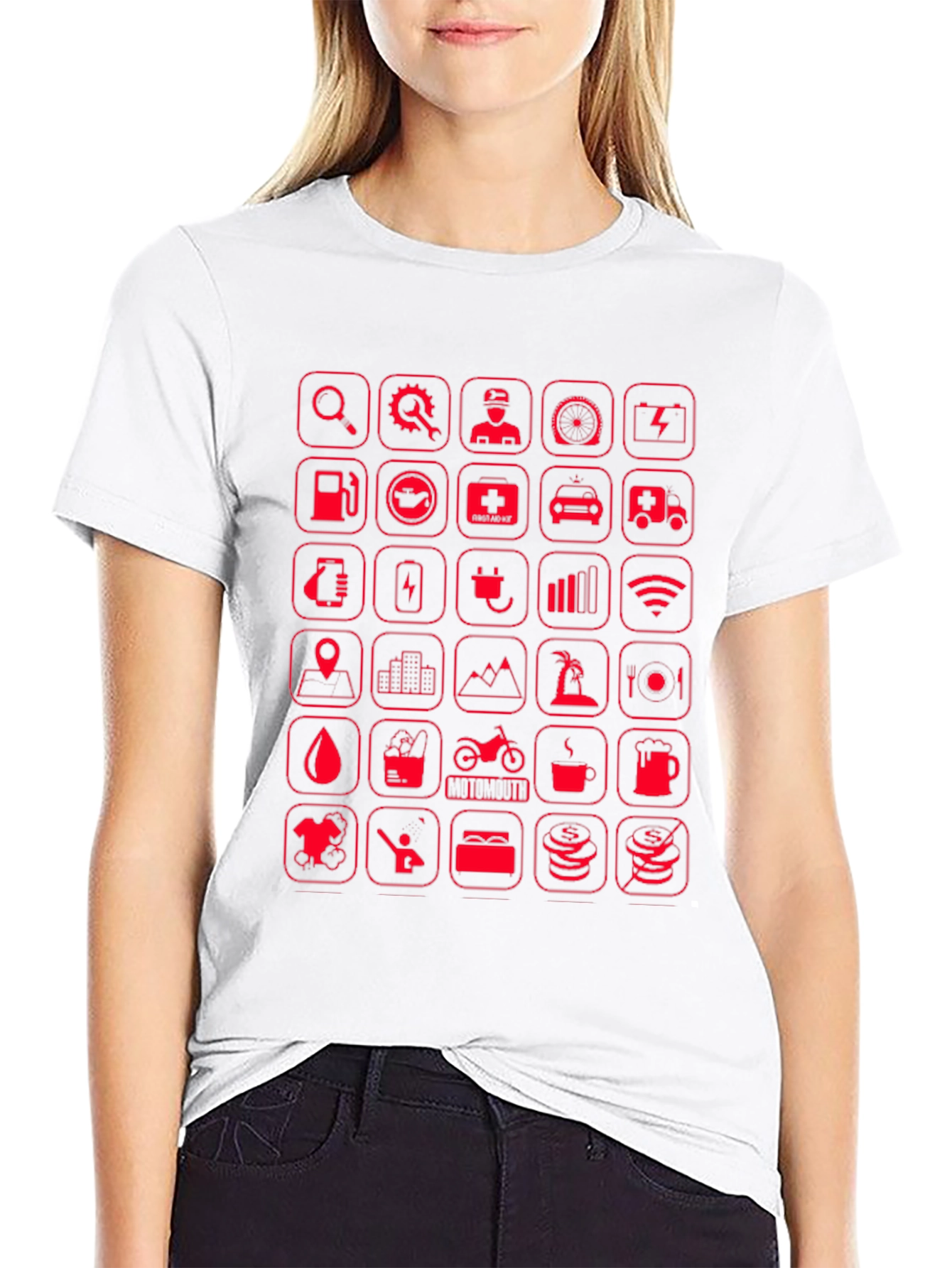 Tech Icons Graphic T-Shirt