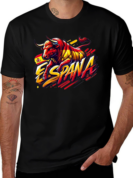 España Bull Graphic Tee - Black T-Shirt