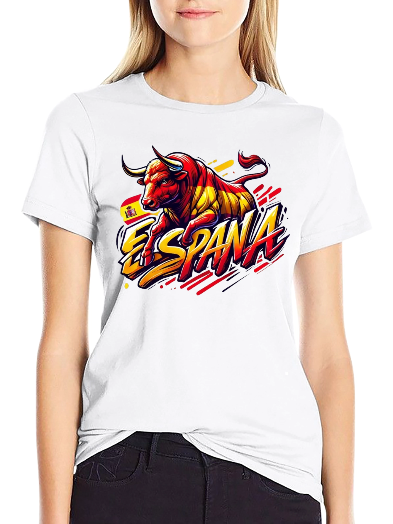 España Bull Graphic Tee - Black T-Shirt
