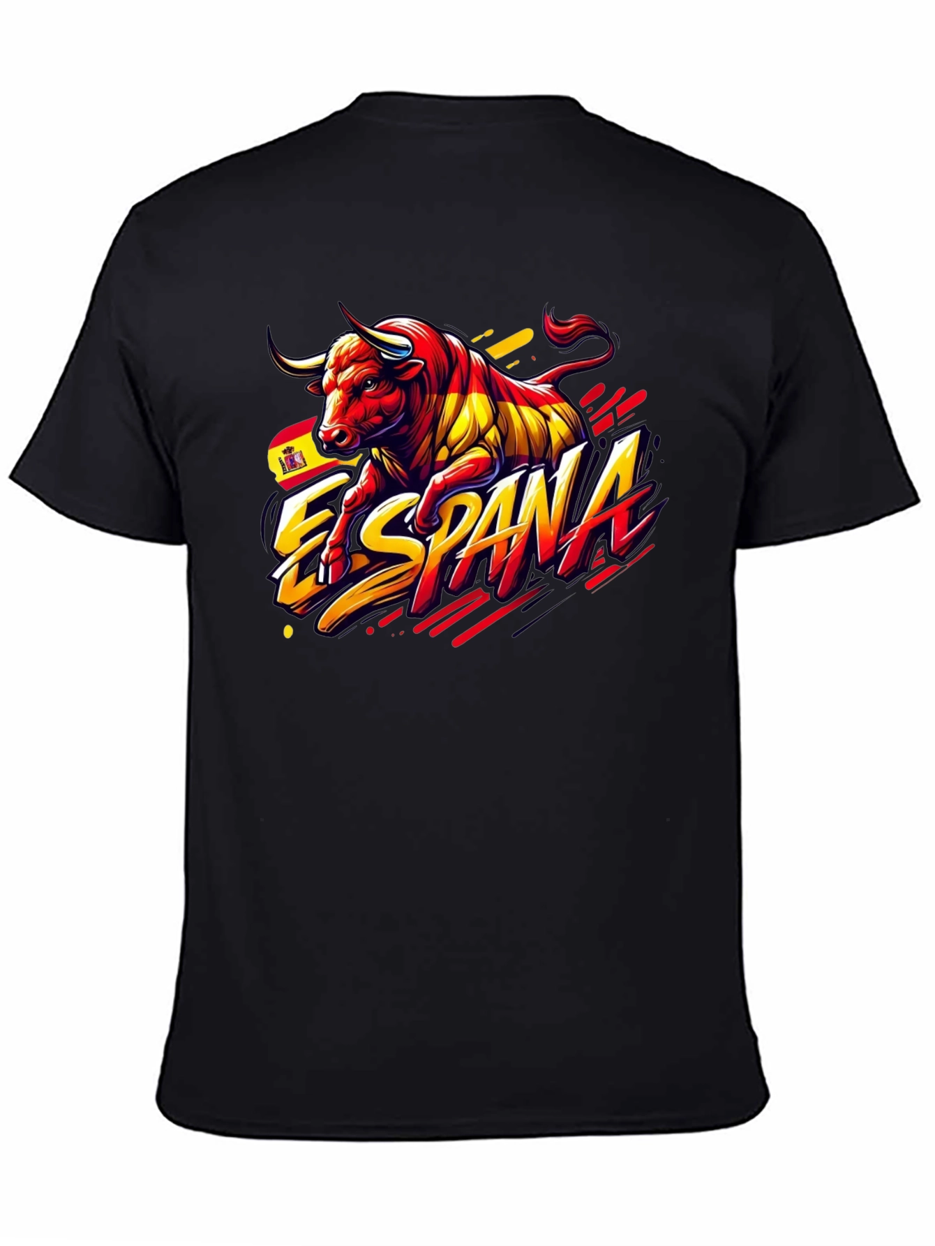 España Bull Graphic Tee - Black T-Shirt
