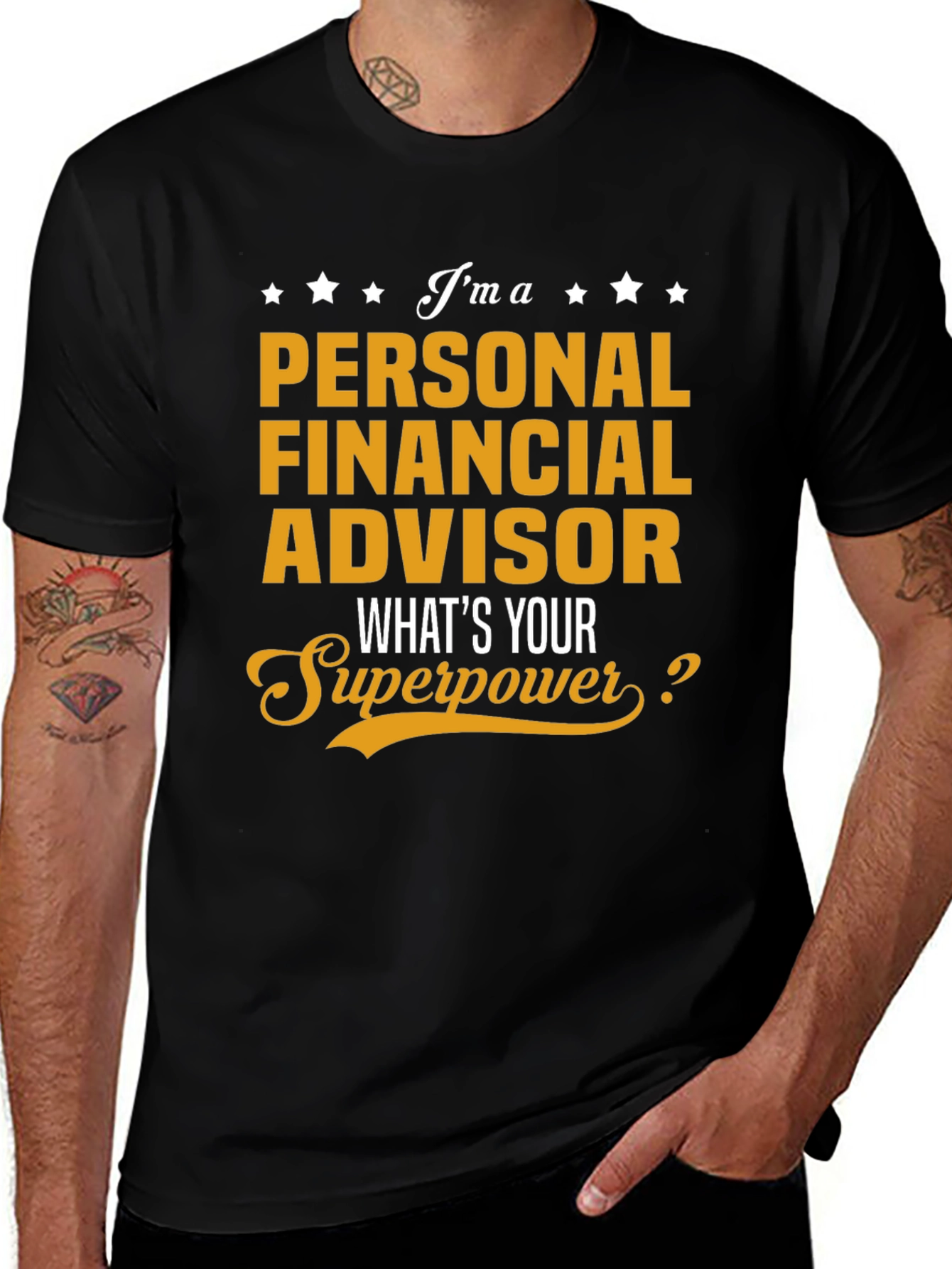 Personal Financial Advisor Superpower T-Shirt