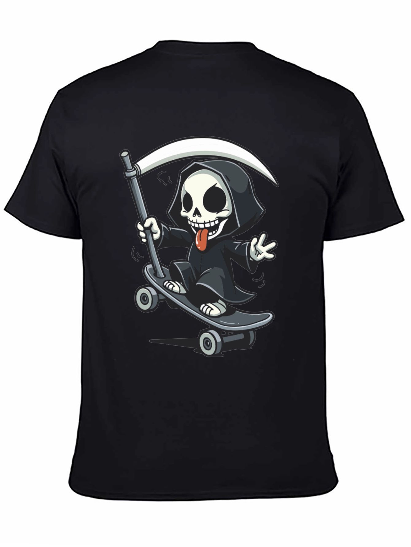 Skateboarding Reaper Graphic Tee