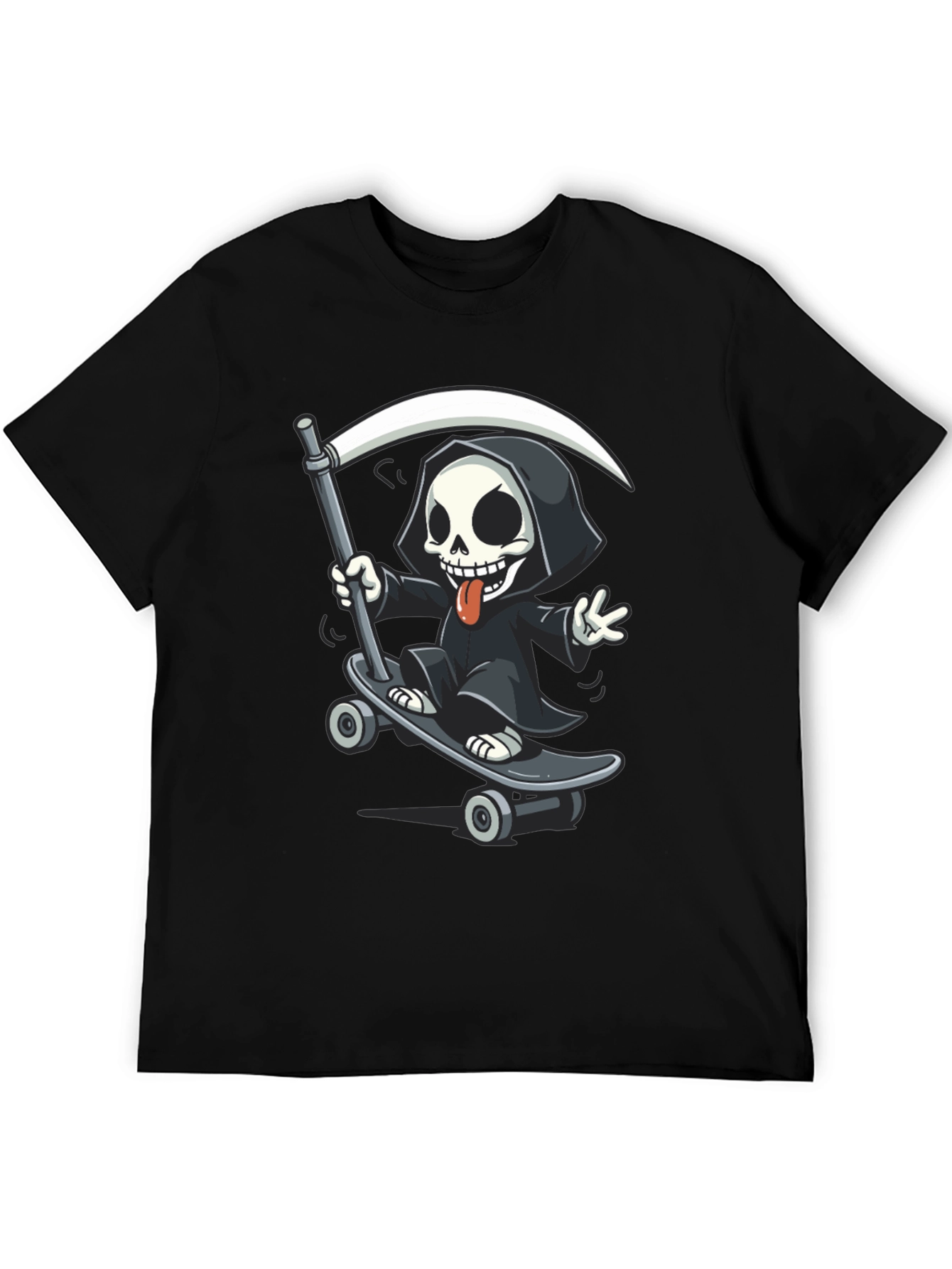 Skateboarding Reaper Graphic Tee