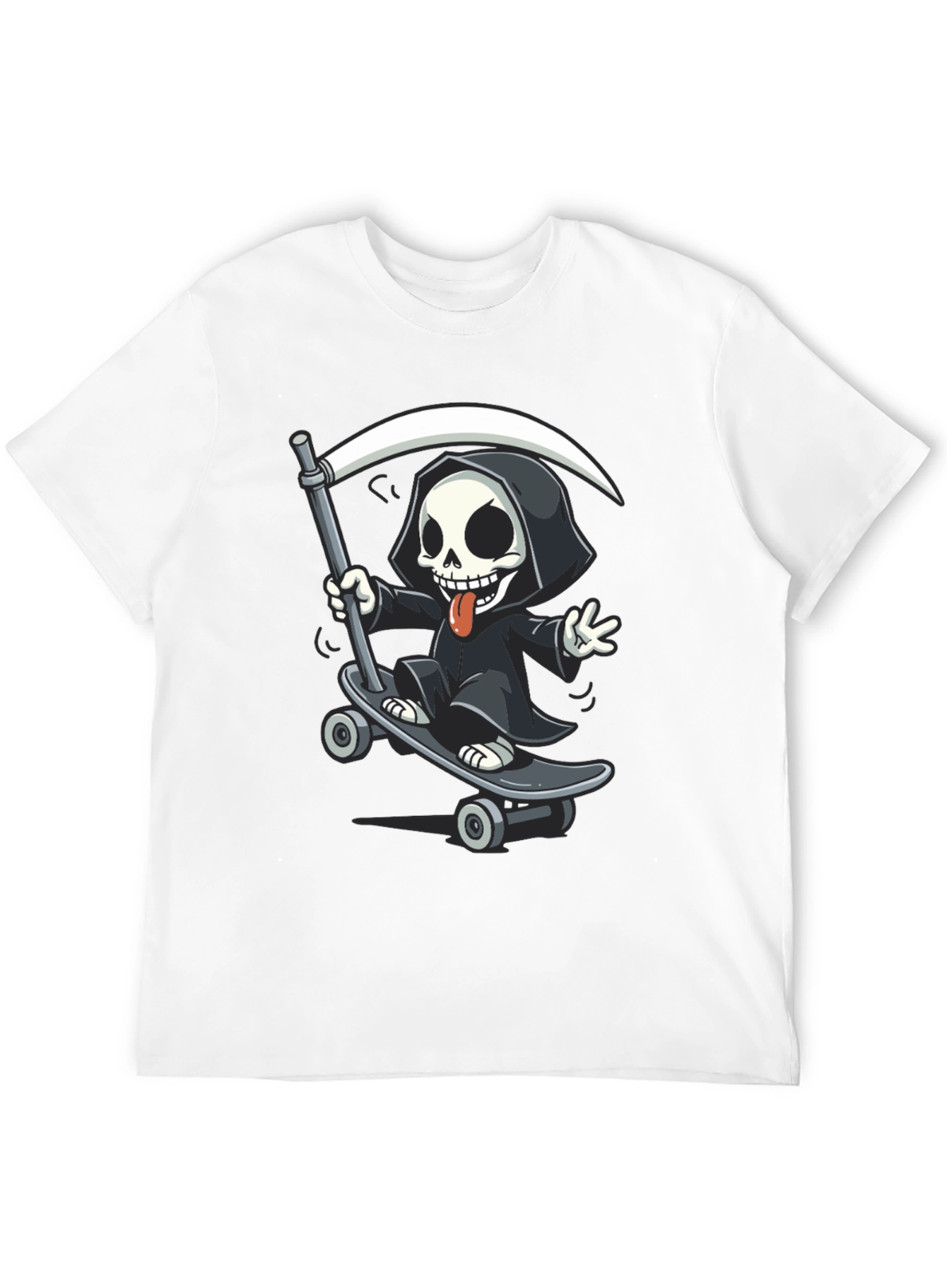 Skateboarding Reaper Graphic Tee