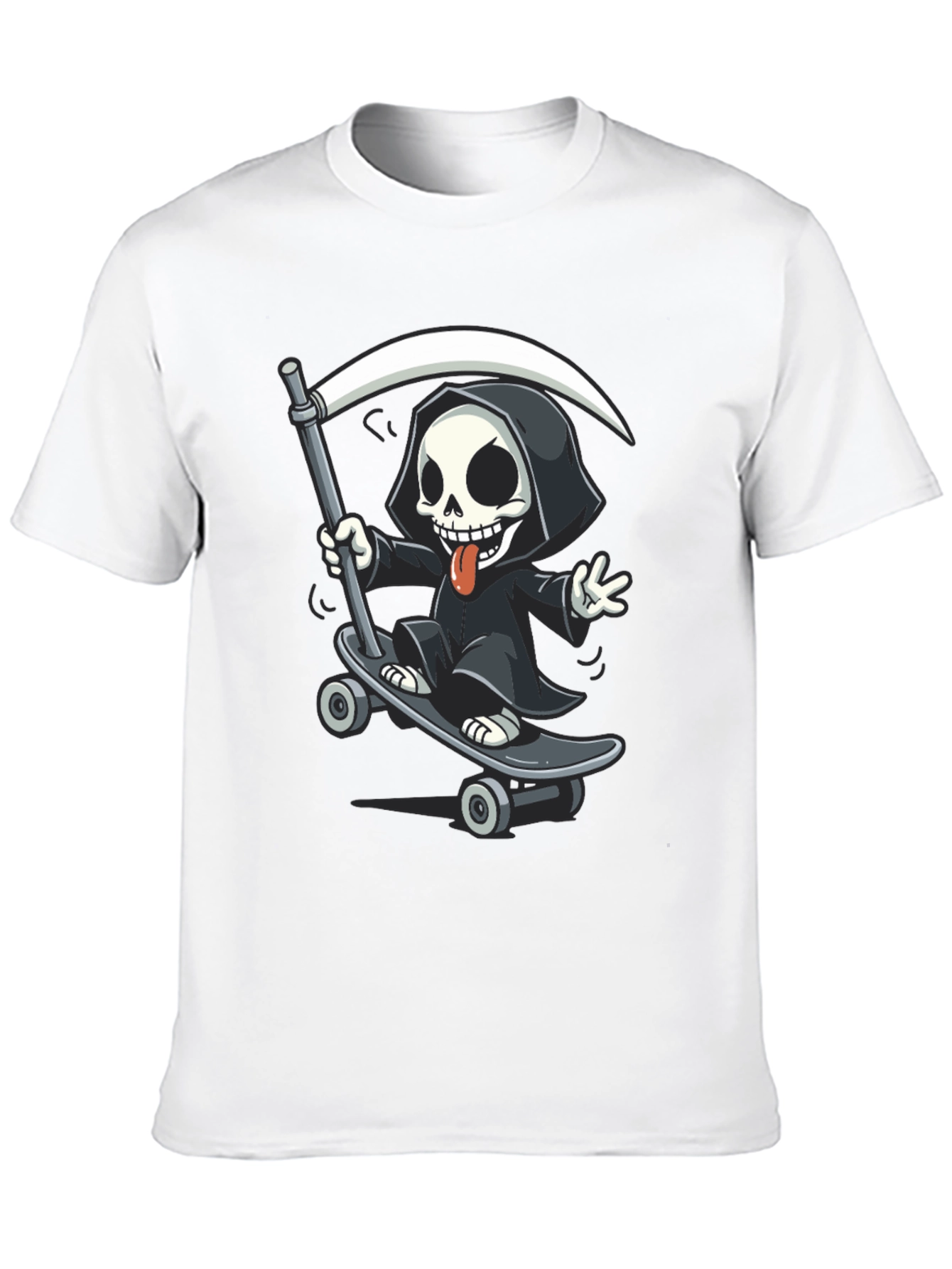 Skateboarding Reaper Graphic Tee