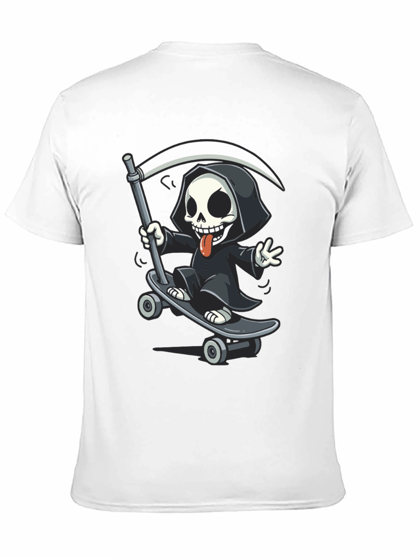 Skateboarding Reaper Graphic Tee