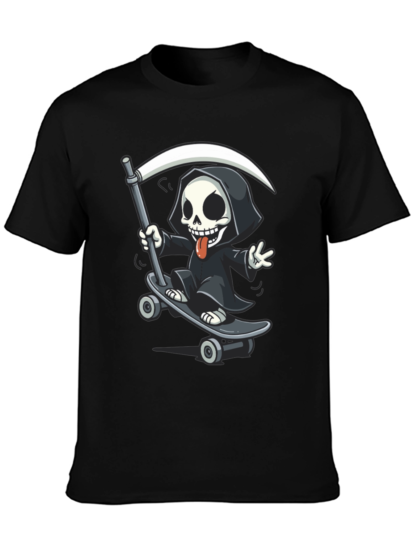 Skateboarding Reaper Graphic Tee