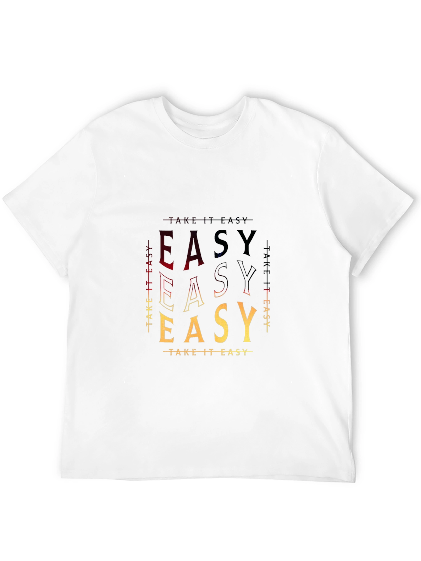 Take It Easy T-Shirt - Stylish Graphic Tee