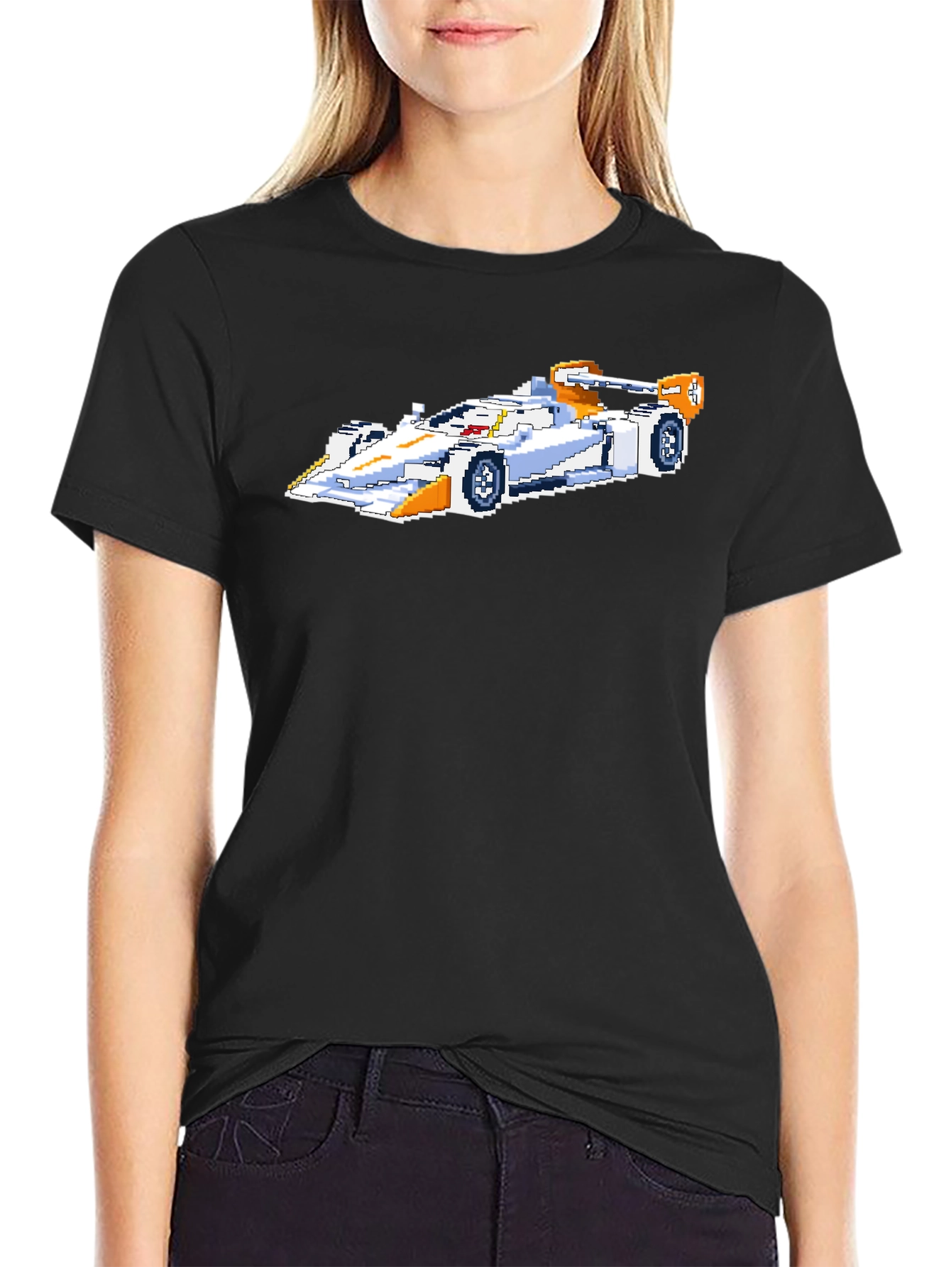 Pixel Racer T-Shirt - Retro Gaming Style