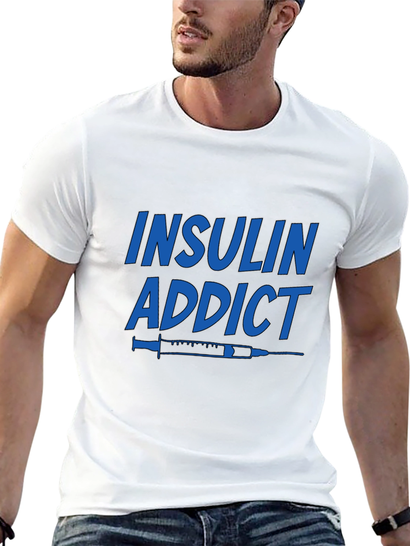 Insulin Addict T-Shirt - Diabetic Awareness Tee