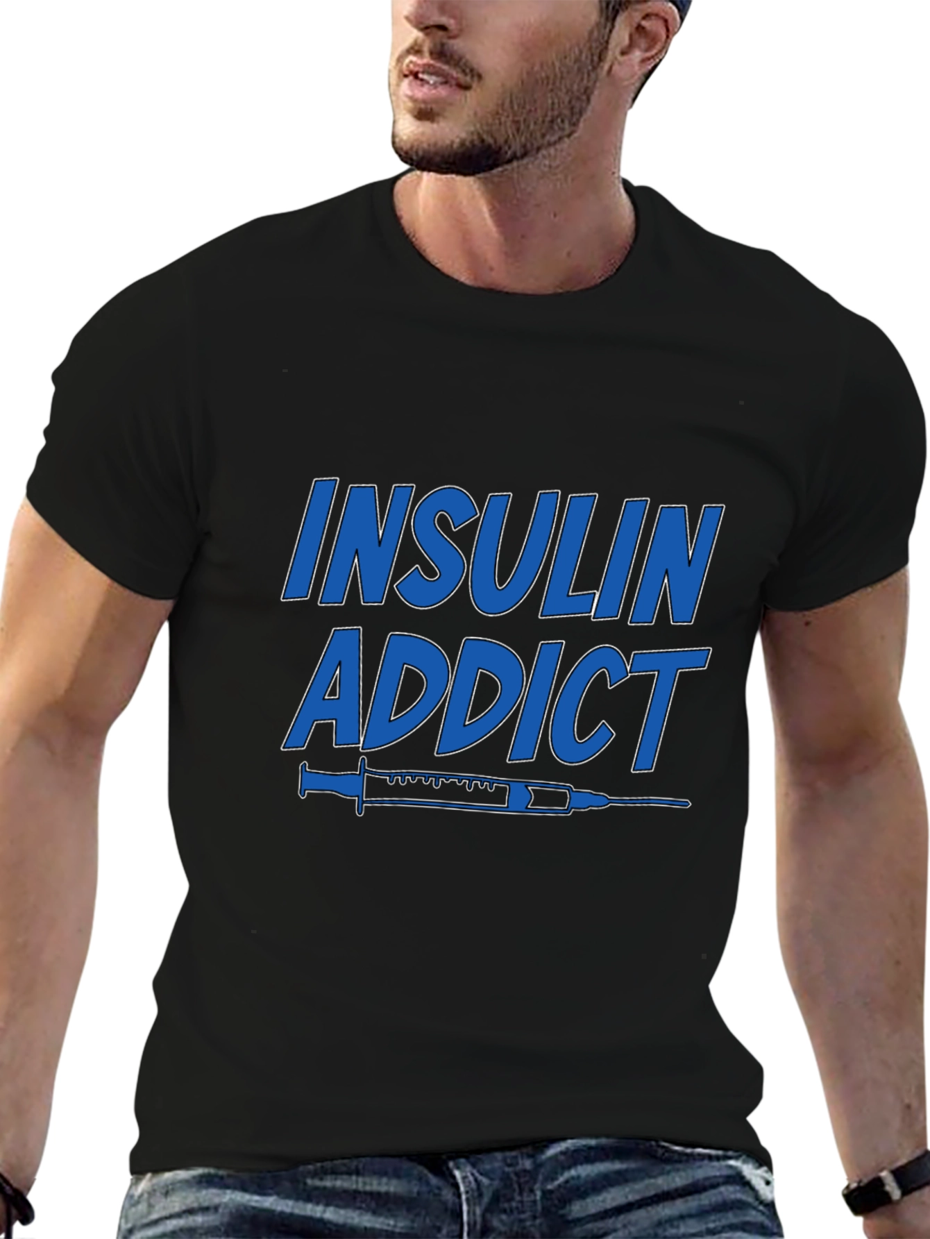 Insulin Addict T-Shirt - Diabetic Awareness Tee