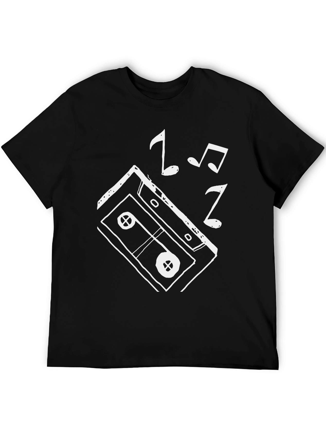 Retro Music Cassette T-Shirt - Cool Graphic Tee