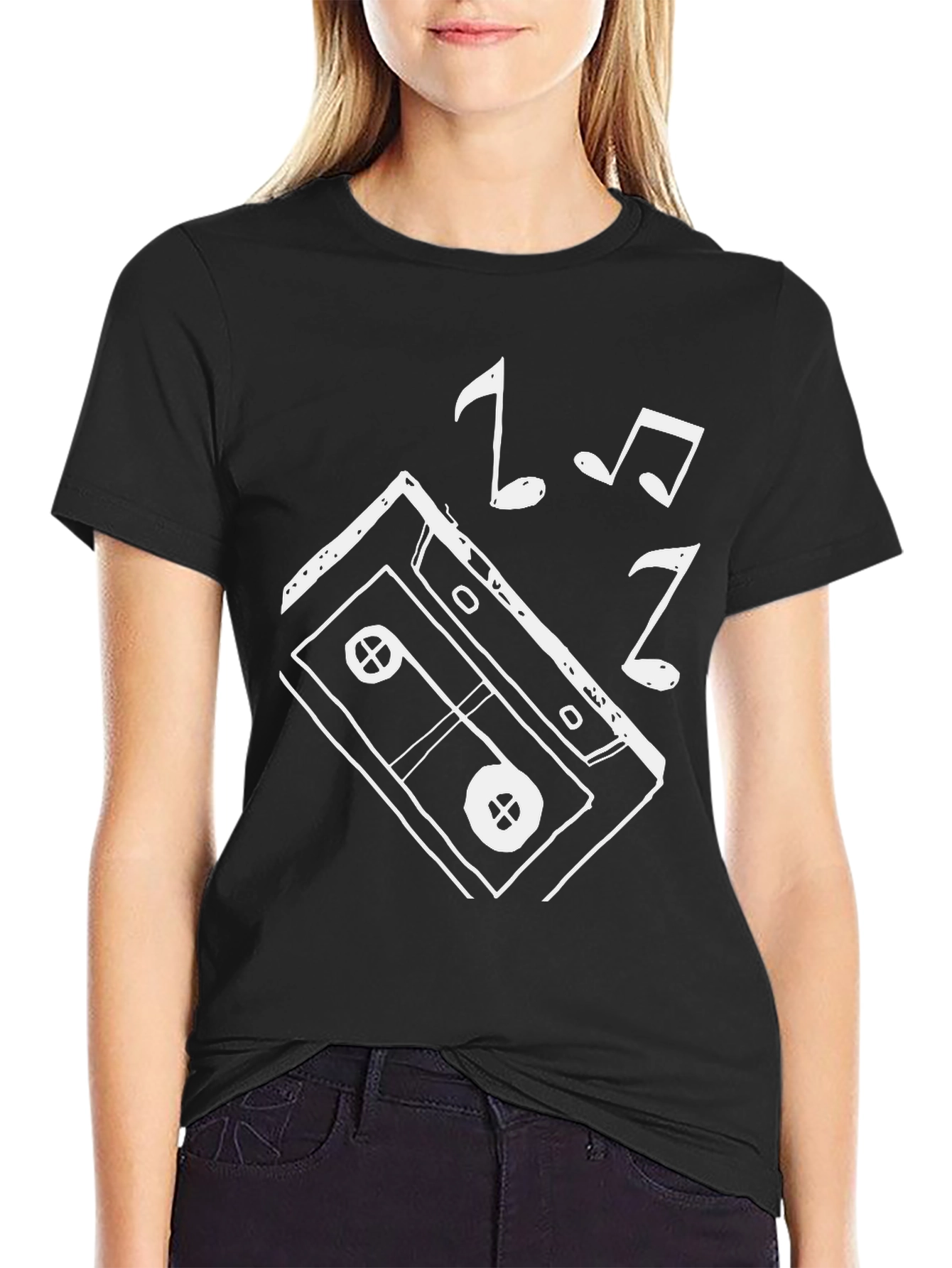 Retro Music Cassette T-Shirt - Cool Graphic Tee
