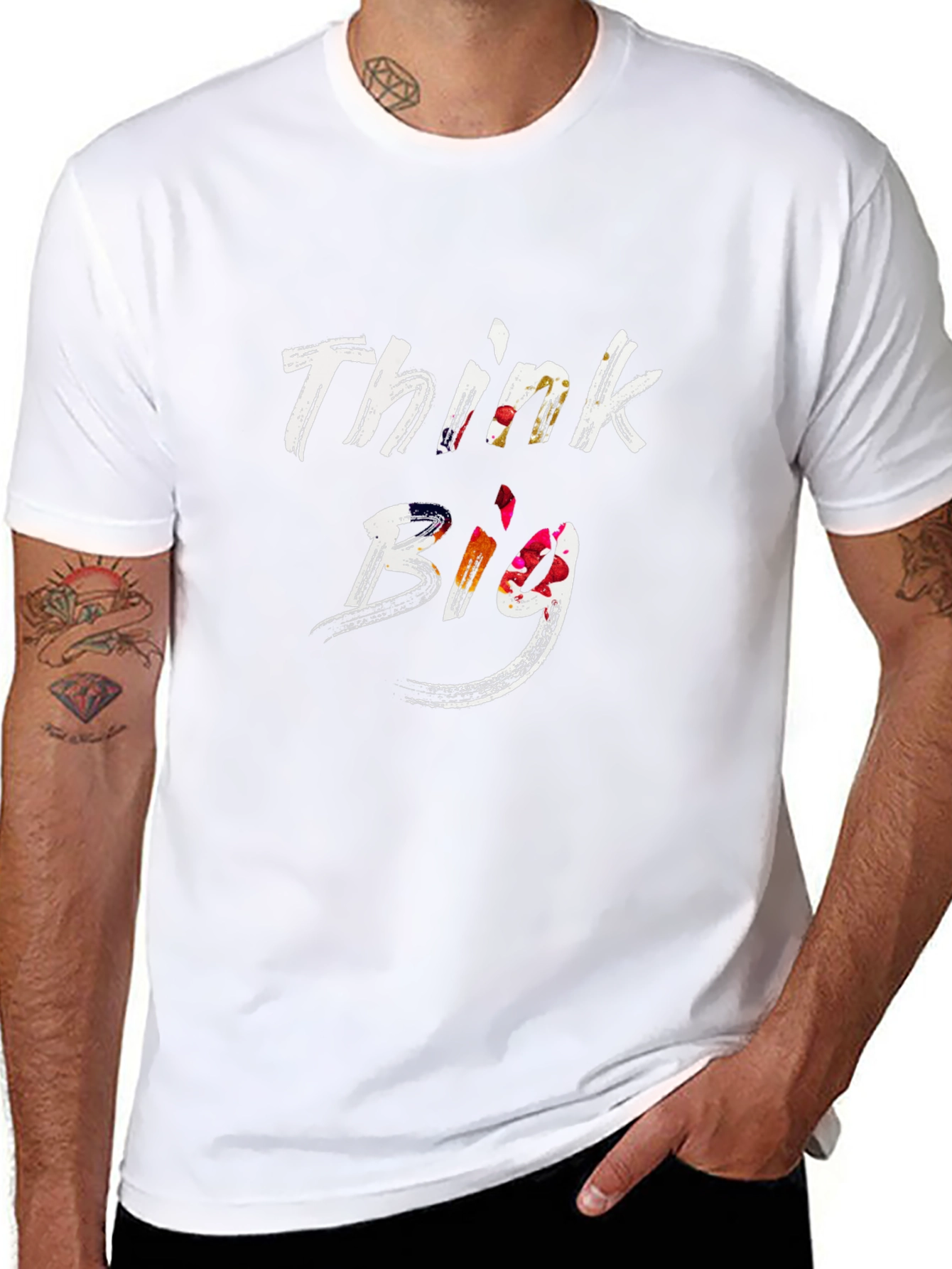 Think Big Graphic Tee - Mens Black T-Shirt