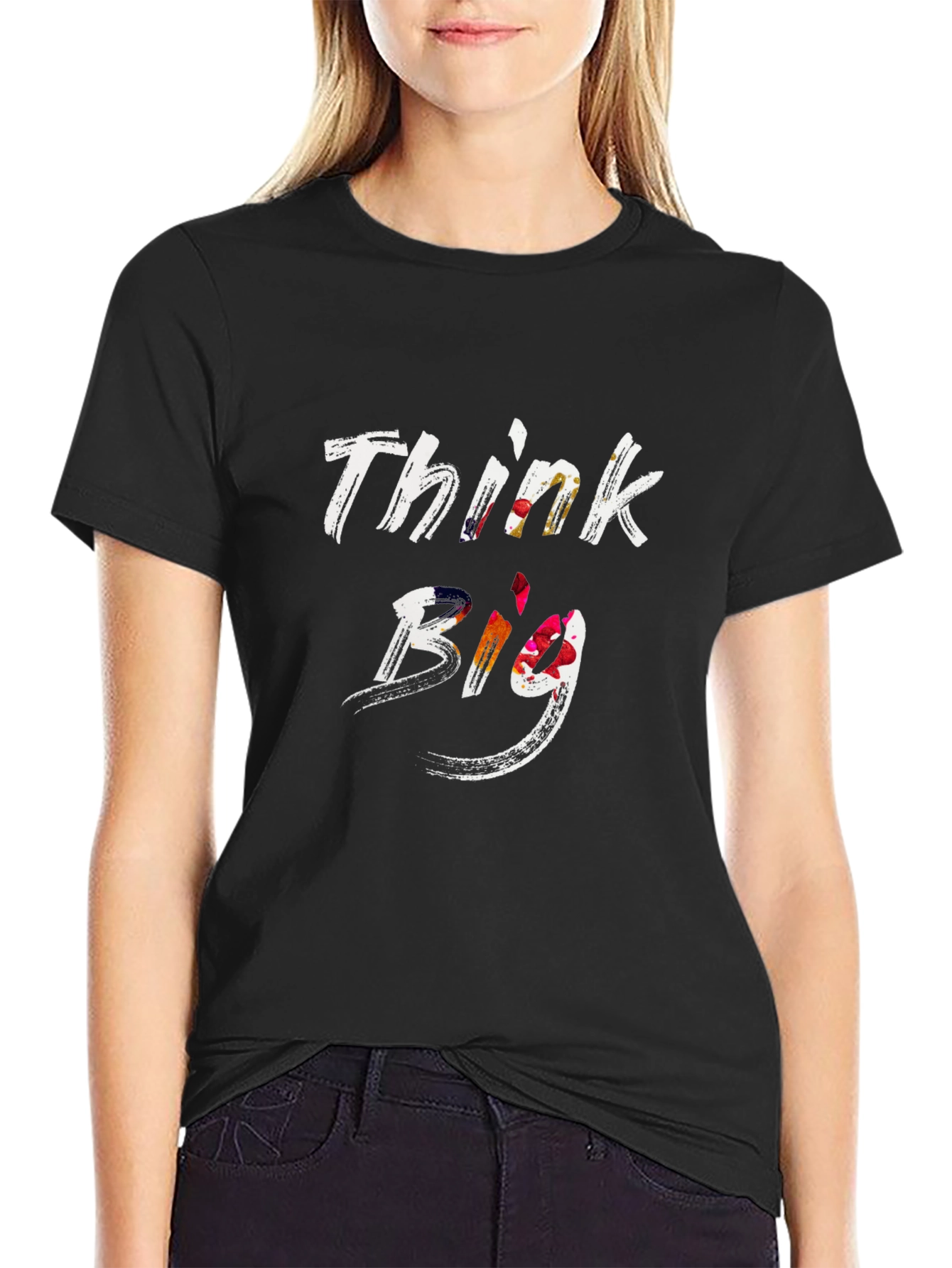 Think Big Graphic Tee - Mens Black T-Shirt